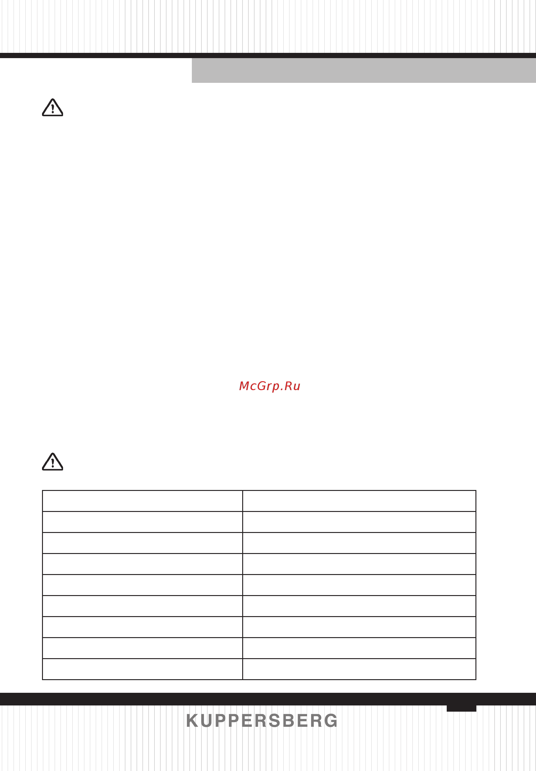 Kuppersberg HMW 650 WH [3/36] Precautions to avoid possible exposure to excessive microwave energy