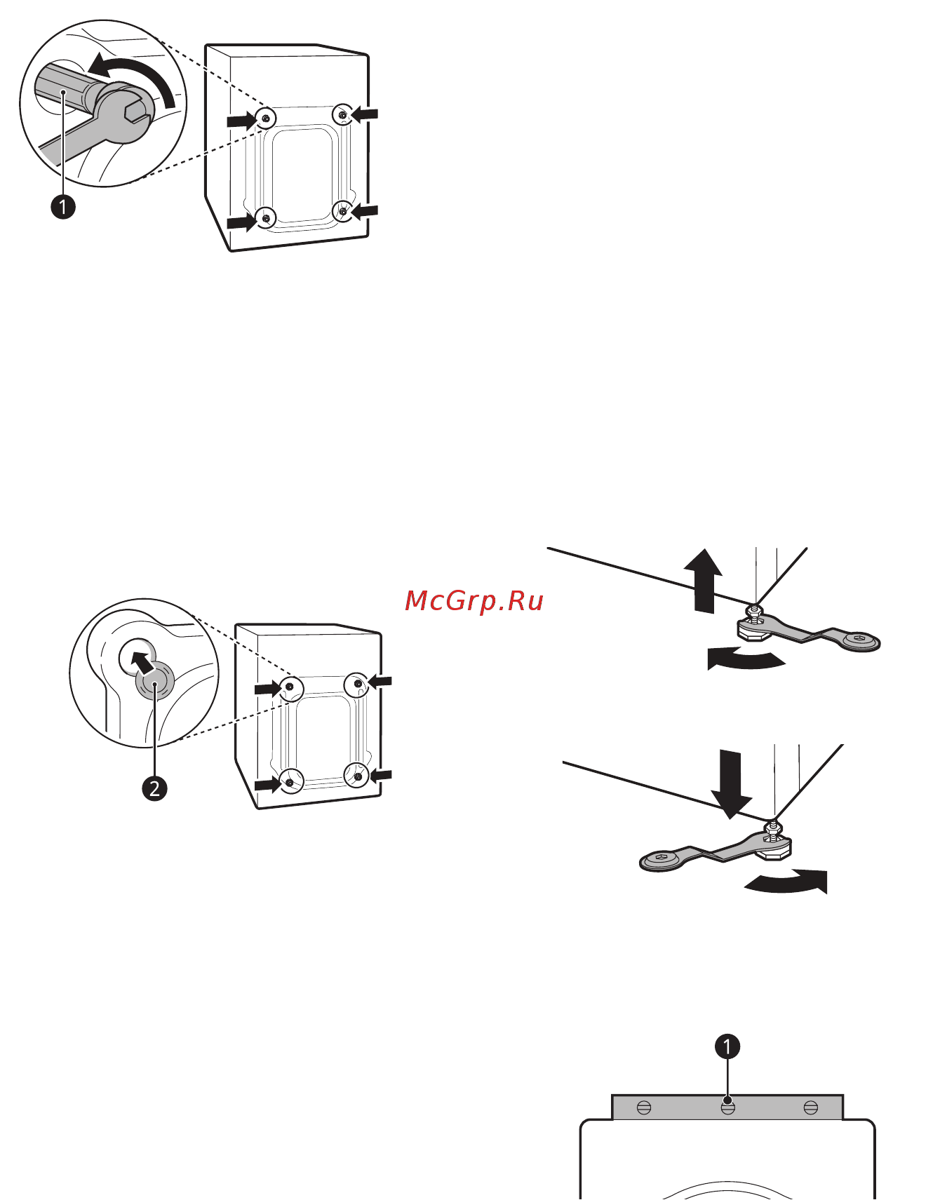 LG AIDD F4V5VG0W [15/56] Выравнивание устройства