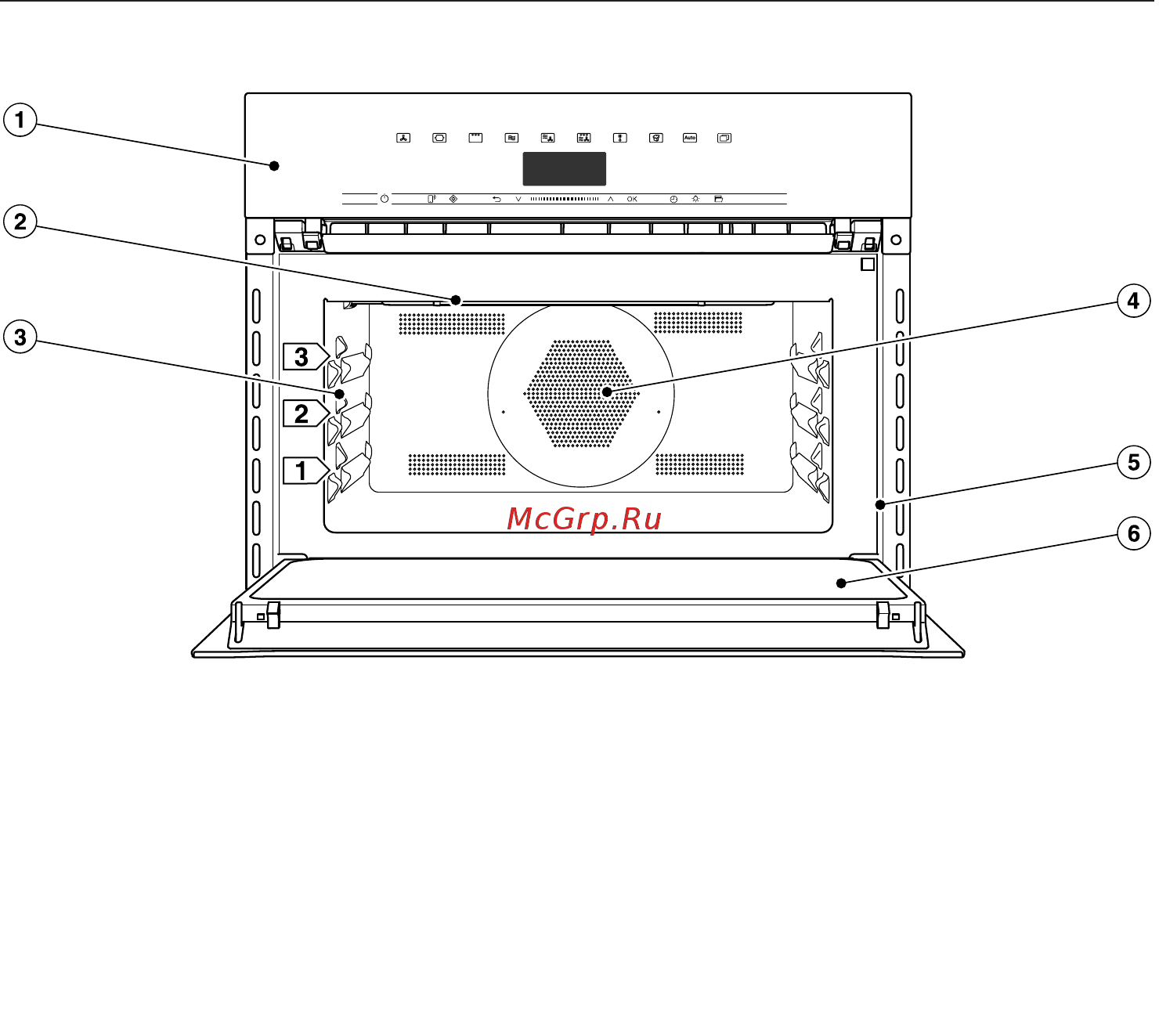 Miele H7440BMX GRGR [21/126] Духовой шкаф