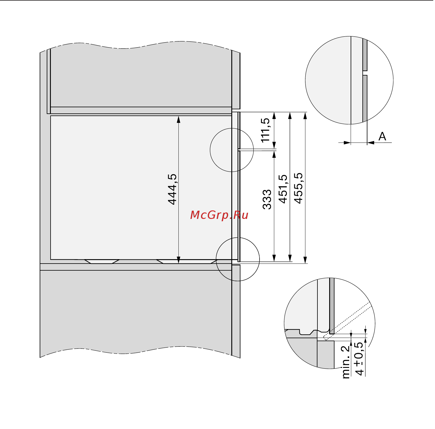 Miele DG7440 OBSW [122/136] Вид сбоку