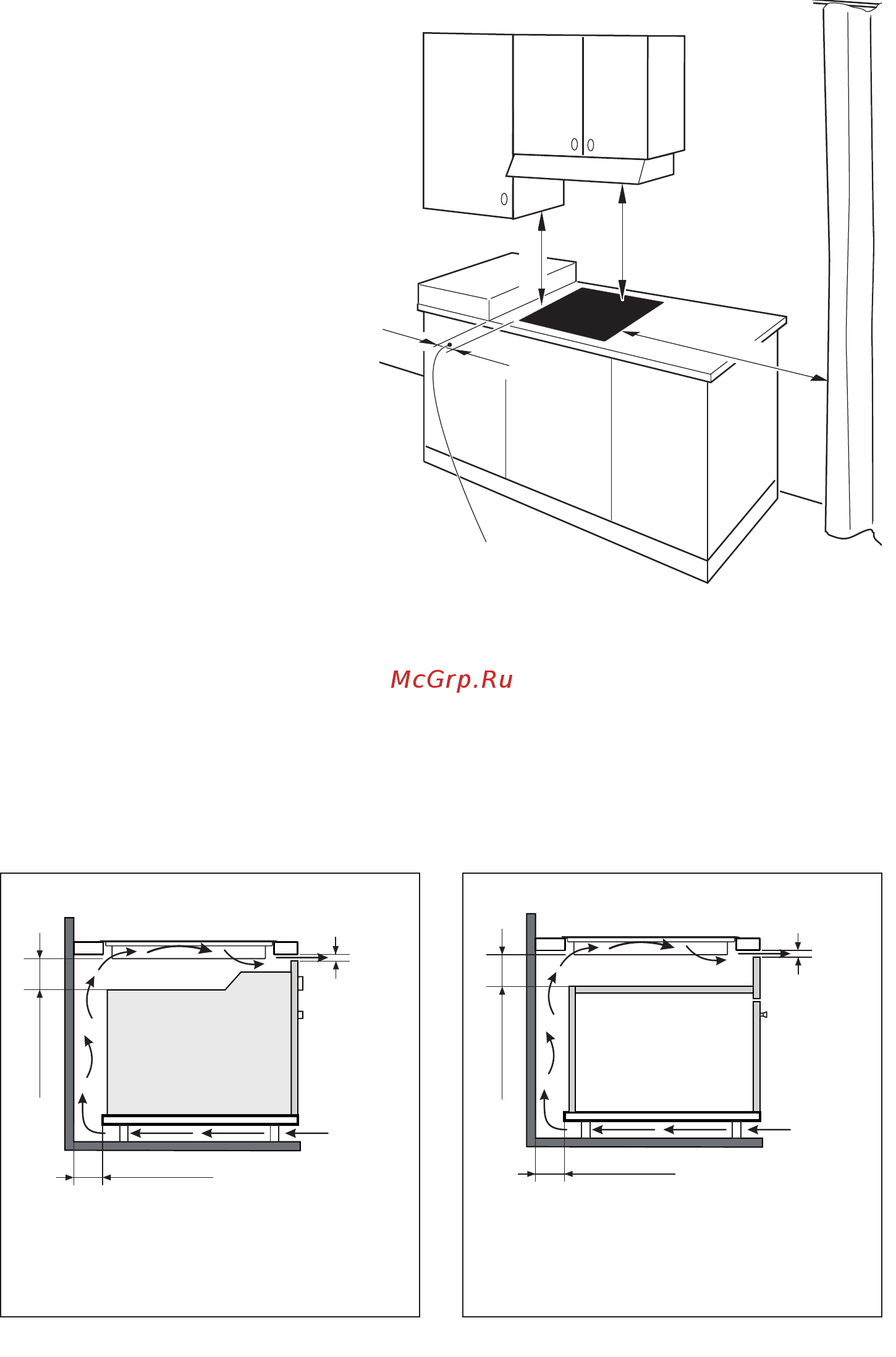 Delonghi PIND 40 B [23/32] Минимальные расстояния и требования