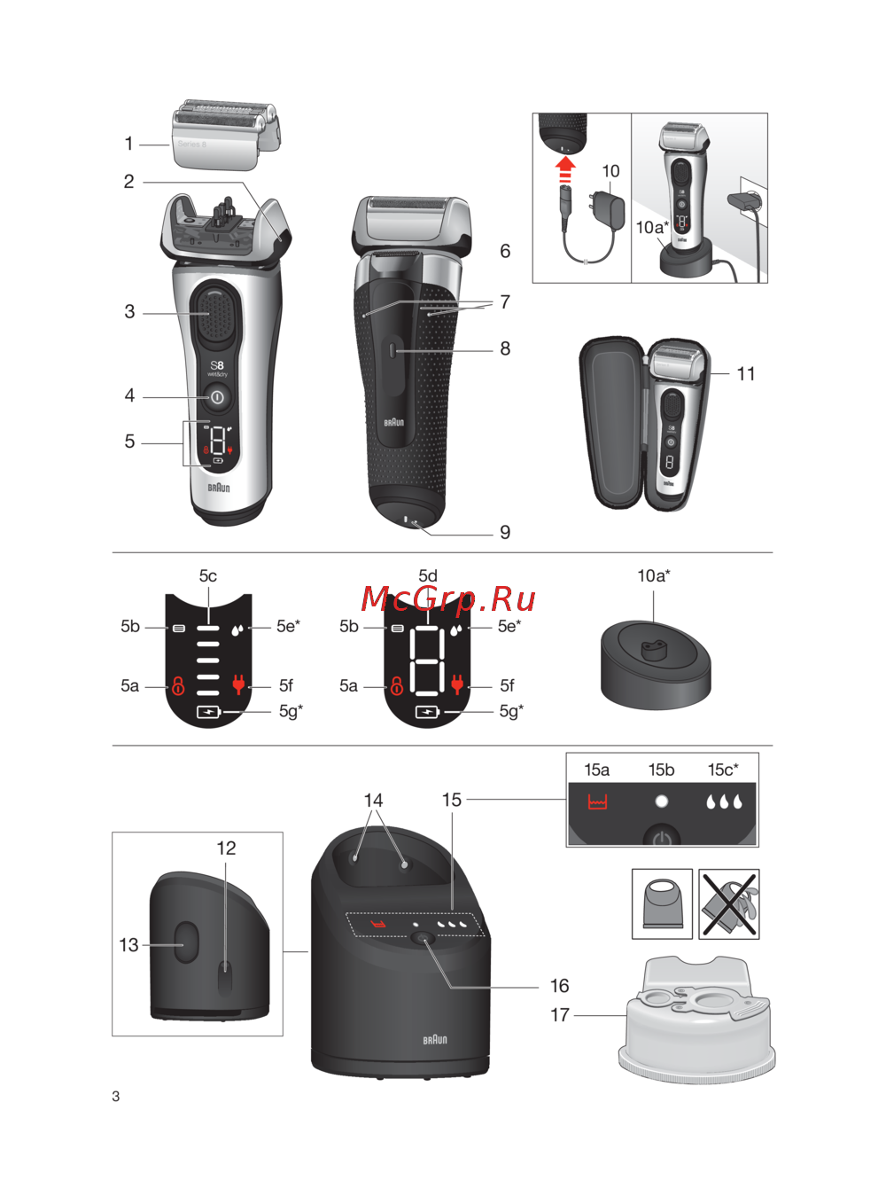 Braun 8390cc Silver