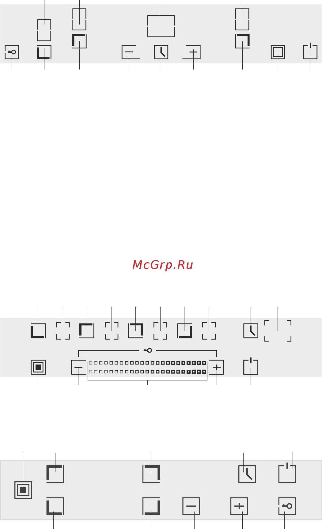 Kaiser KCT 6715 F [18/52] Control panel