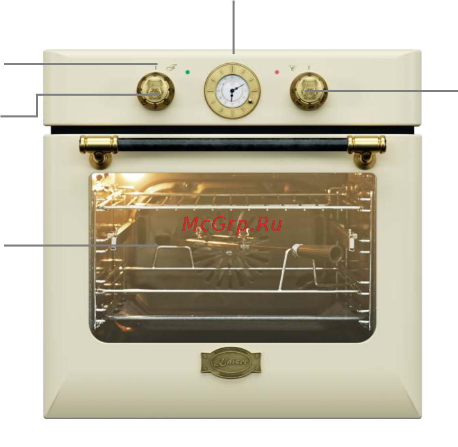 Kaiser EH 6424 BluBE [18/68] Brief description