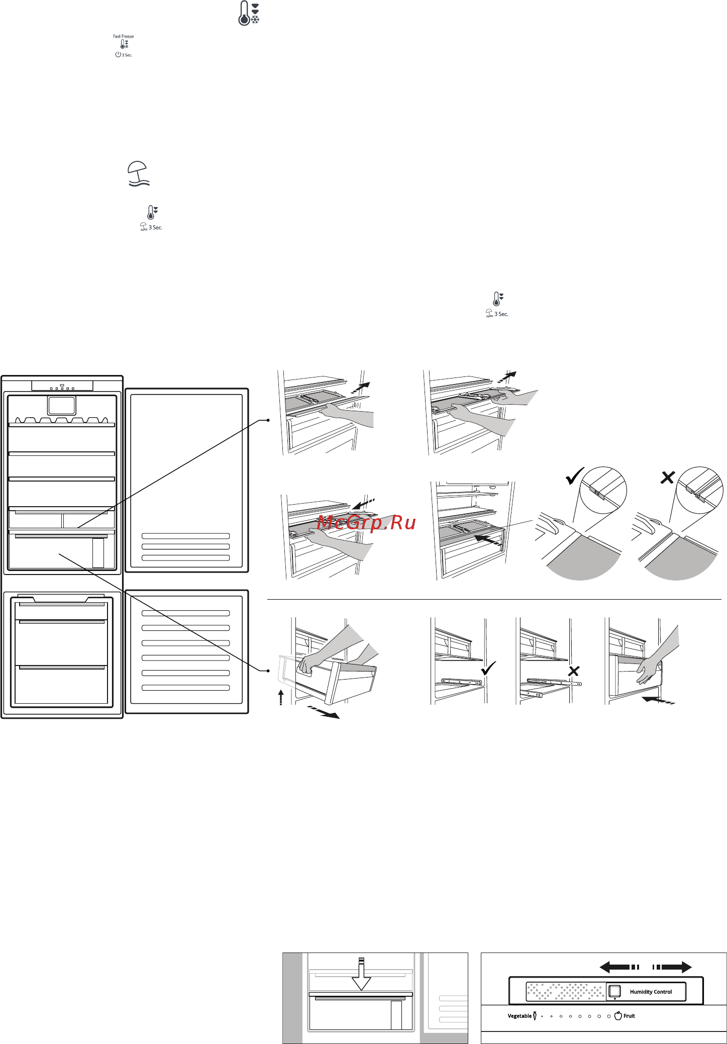 KitchenAid KCBDS 20701 [6/8] Humidity control регулировка влажности