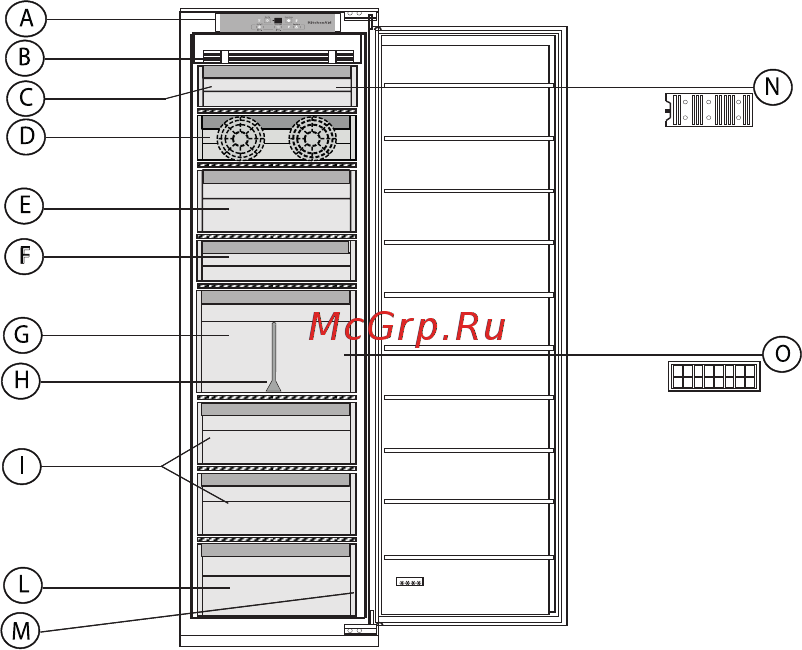KitchenAid KCBFS 18602 [3/8] Краткое руководство