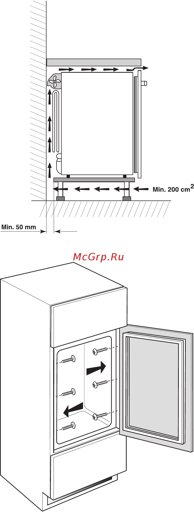 KitchenAid KCBWX 70600R [16/20] Установка