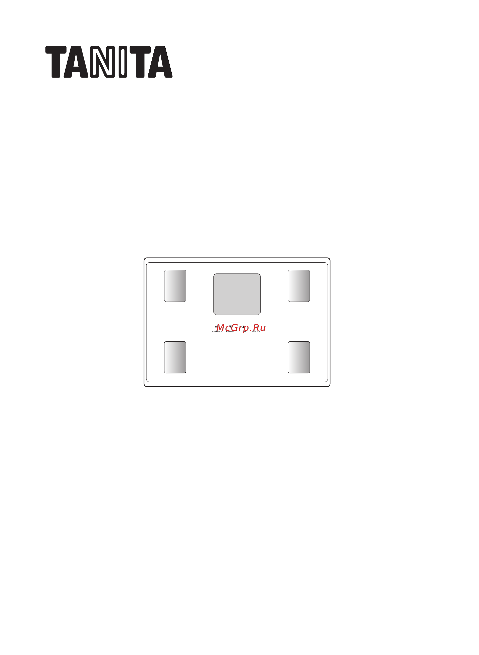 Tanita BC-401 White Инструкция по эксплуатации онлайн