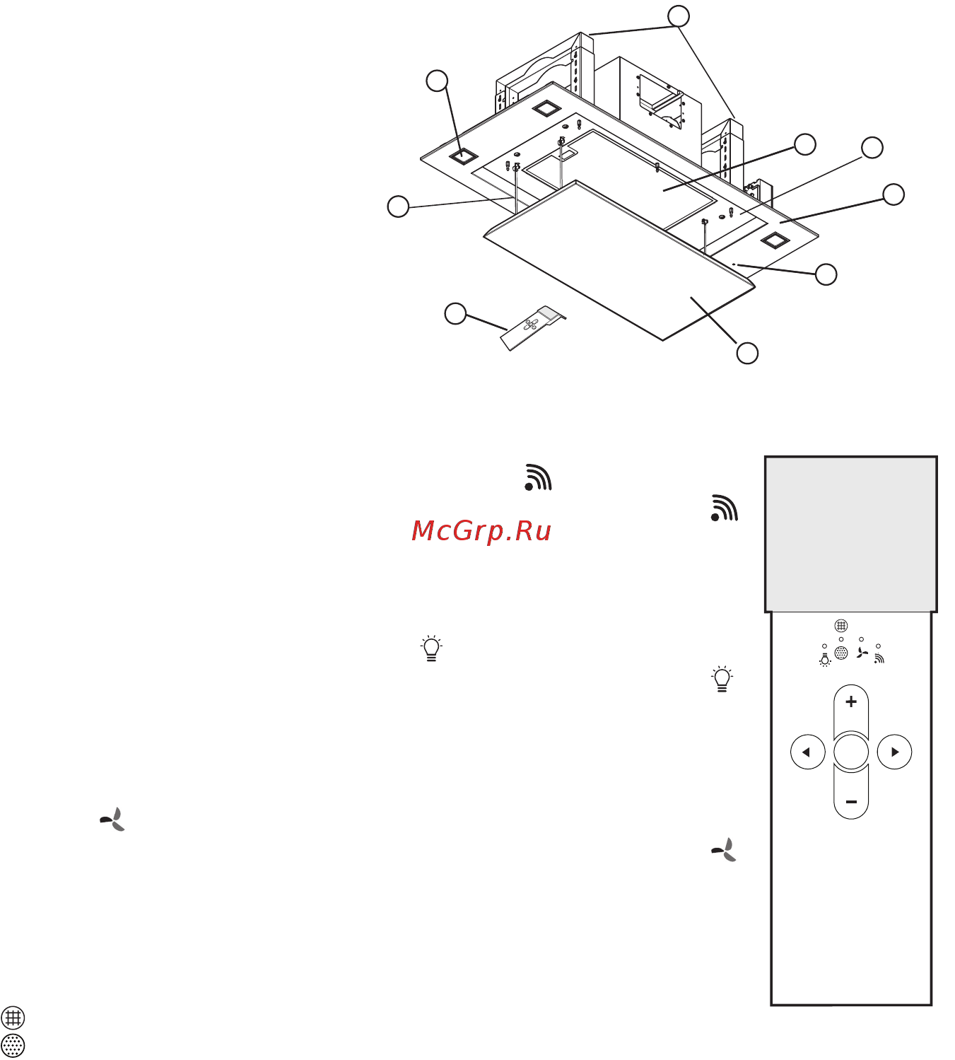 KitchenAid KEICD 10010 [11/12] Описание и эксплуатация вытяжки