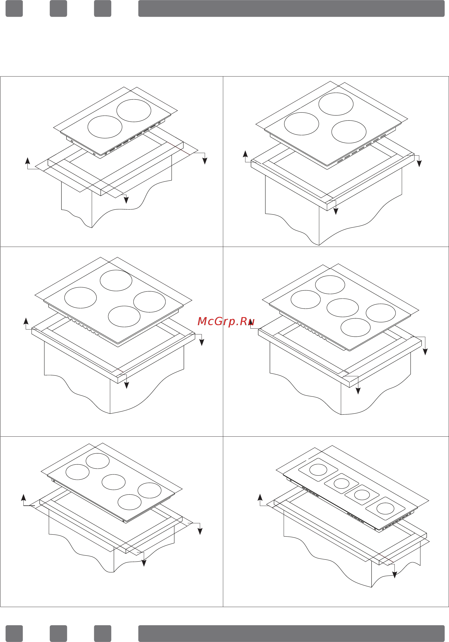 Novex NP 3601 S [19/48] Cooktop of 30 cm