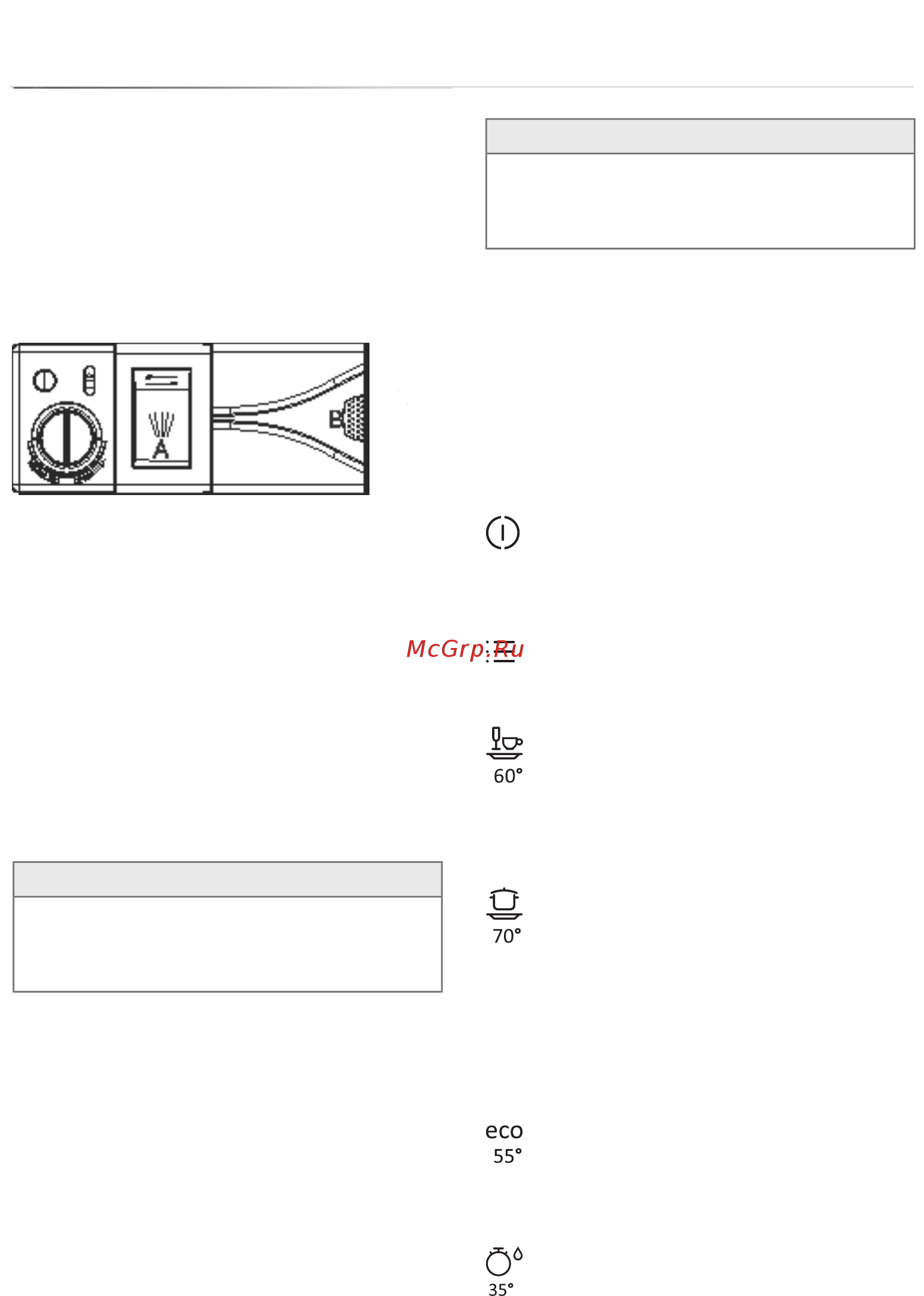 Gorenje GV53111 [6/21] Programs выбор программы