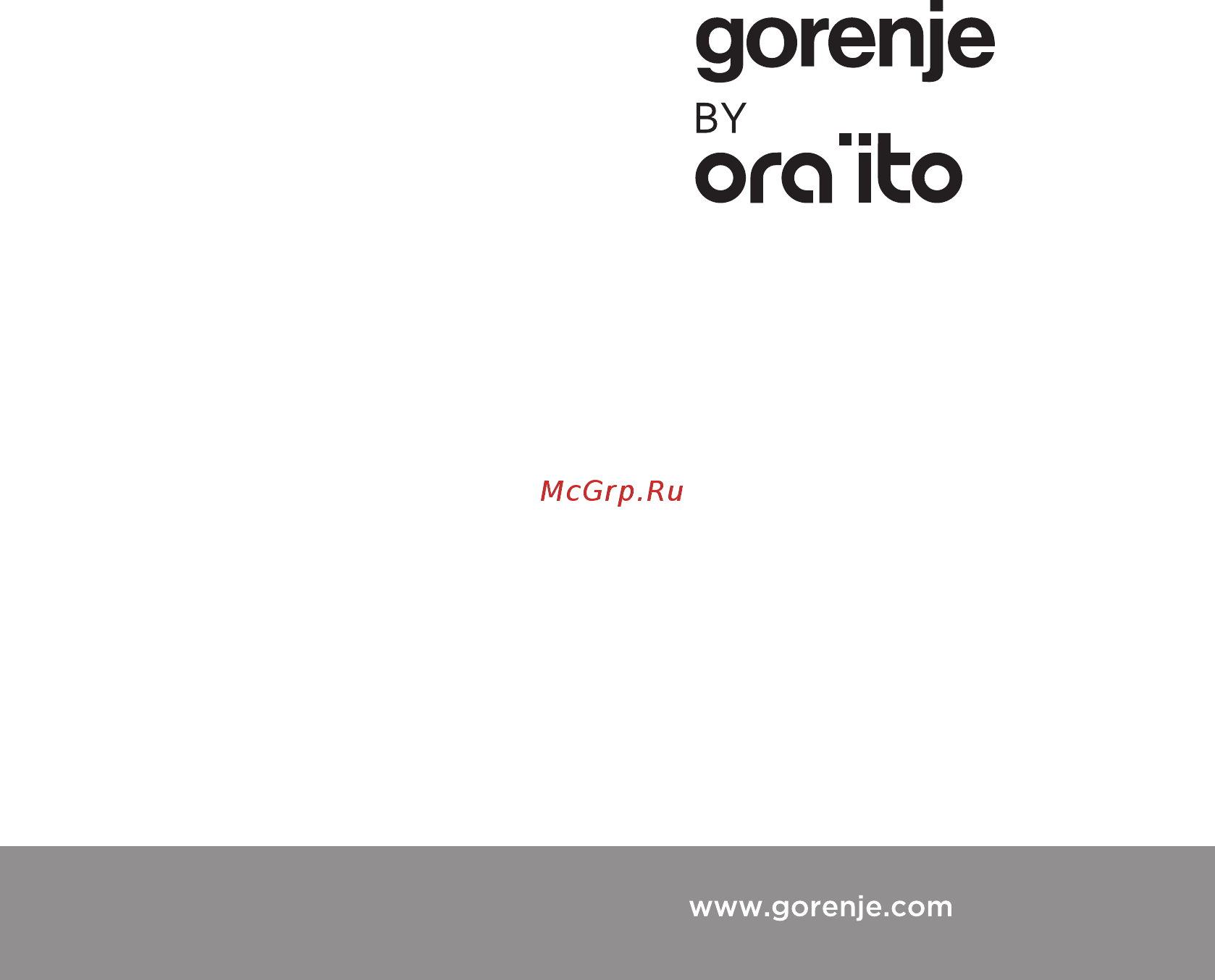 Gorenje BHP643ORAW Инструкция по эксплуатации онлайн