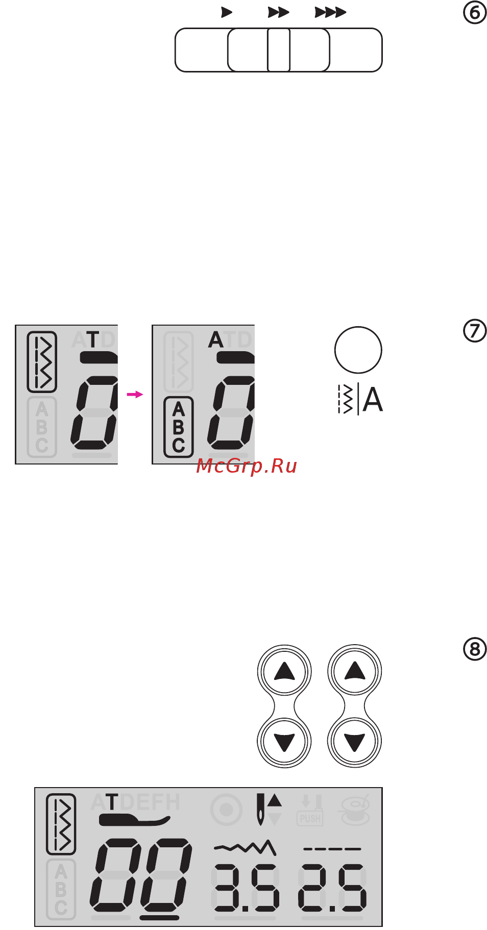 Necchi 5885 белая Инструкция по эксплуатации онлайн [30/84] 798500