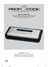 Profi Cook PC-VK 1146(501146) Инструкция по эксплуатации