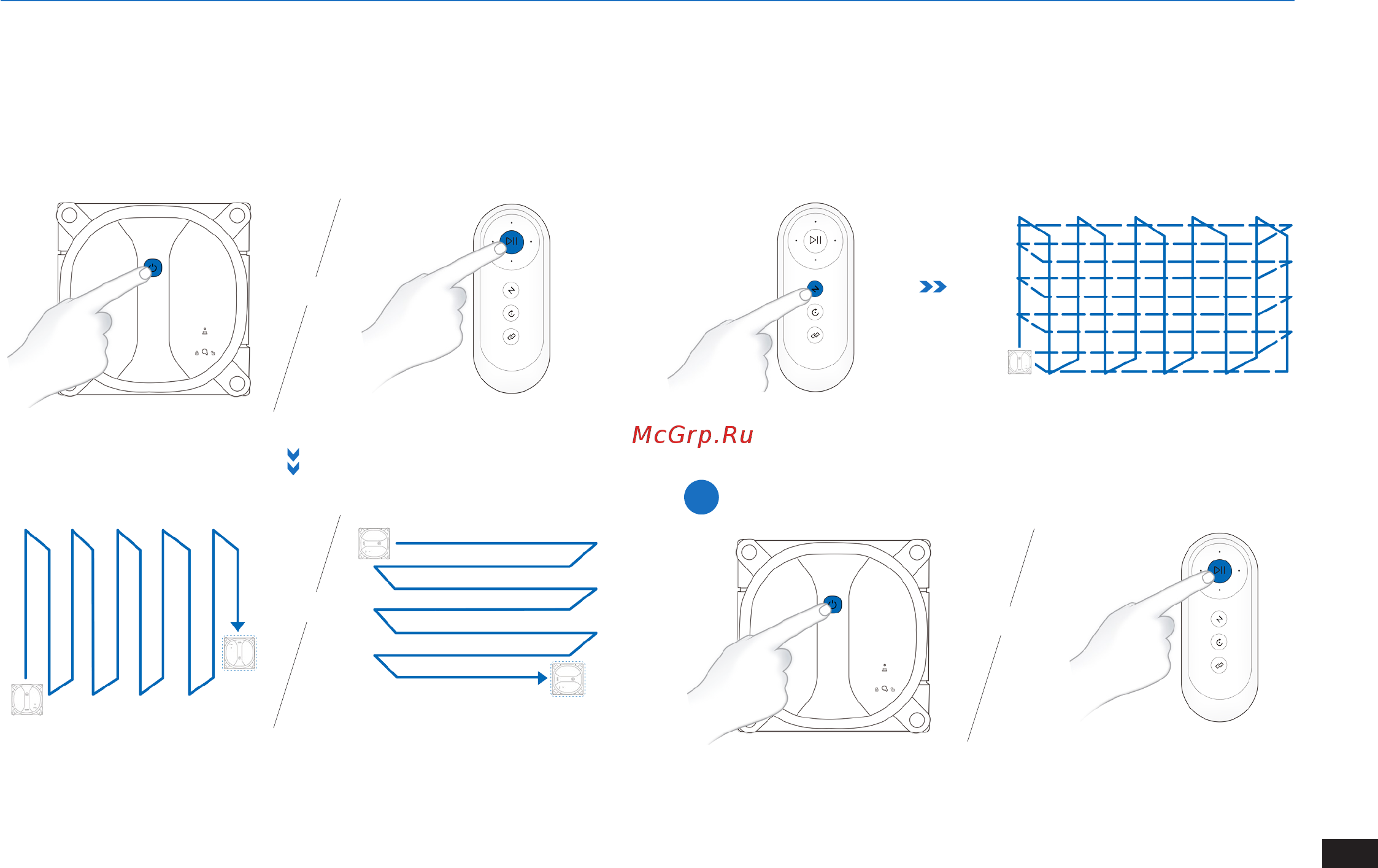 ECOVACS Winbot X (WA30) [17/30] Использование winbot