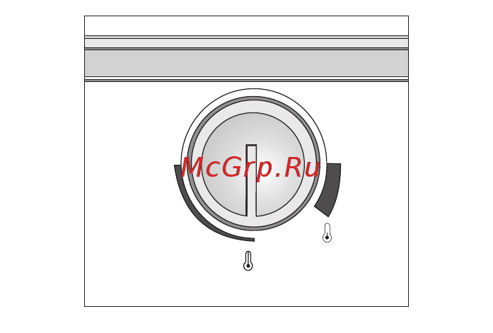 Gorenje NRK6192CRD4 [22/44] Регулятор температуры холодильного отделения в некоторых моделях с системой nofrost