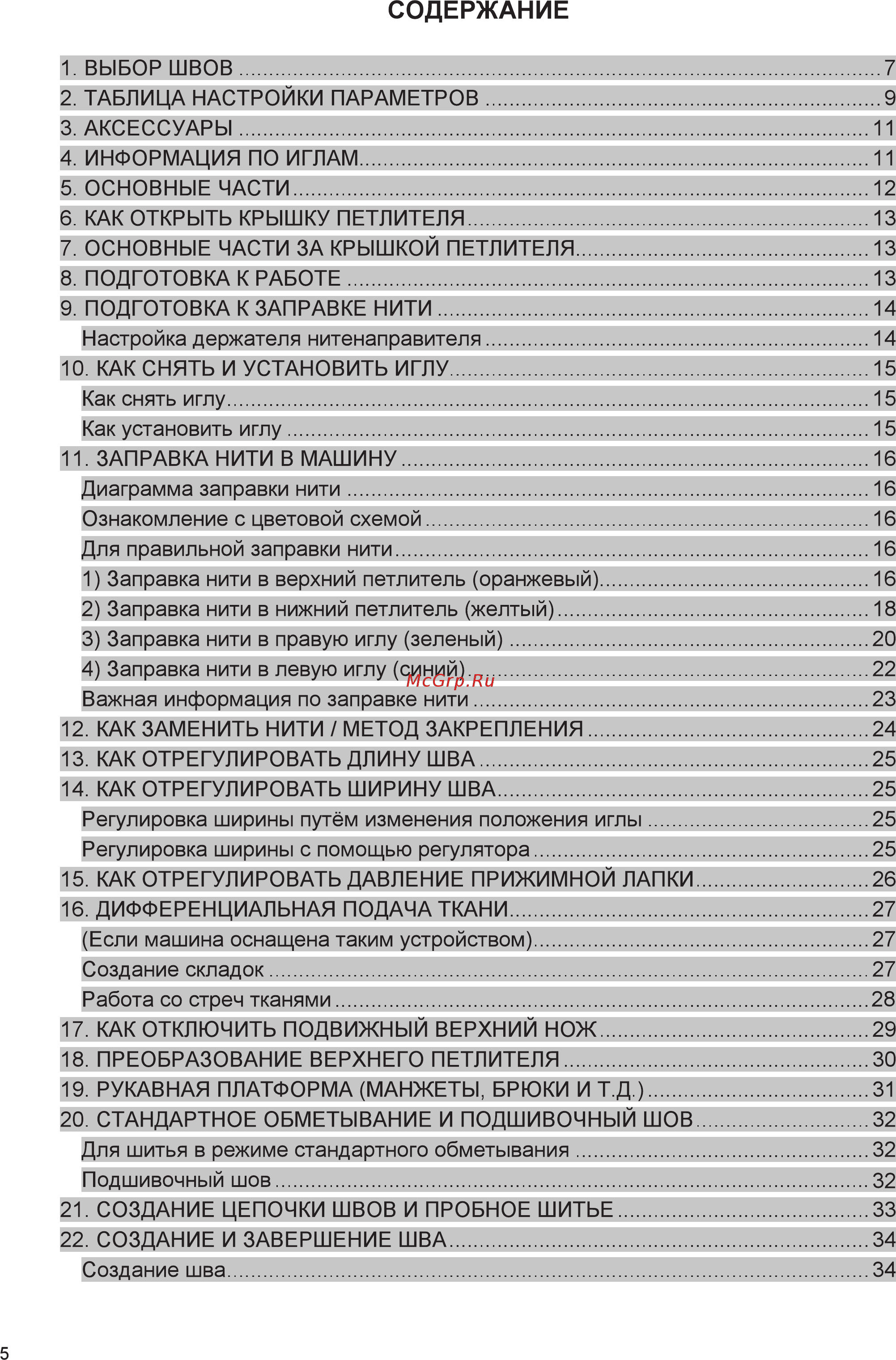 Leader VS 370D Инструкция по эксплуатации онлайн [5/59] 559960