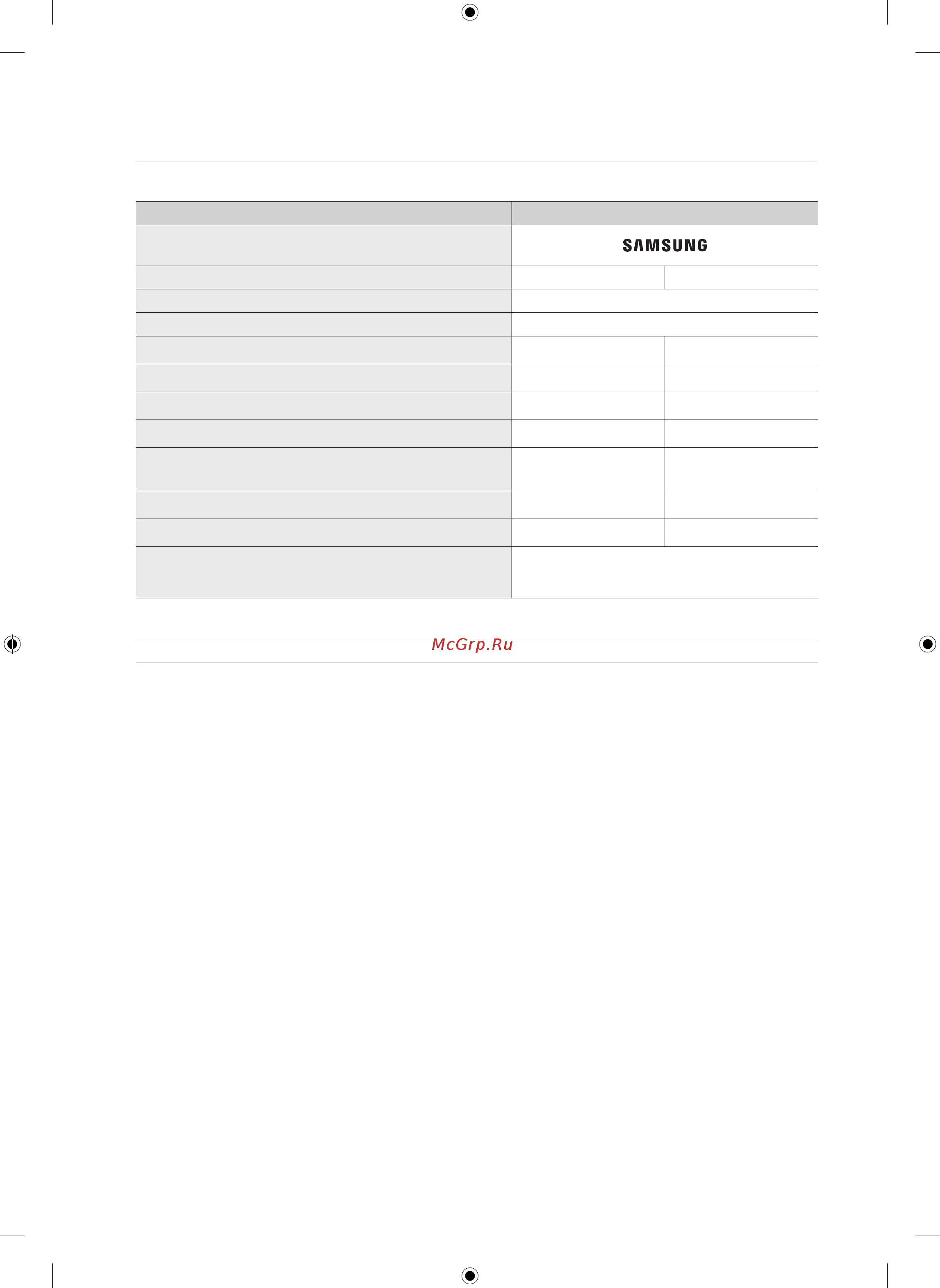 Samsung DW60M6050BB [53/224] Технические данные изделия