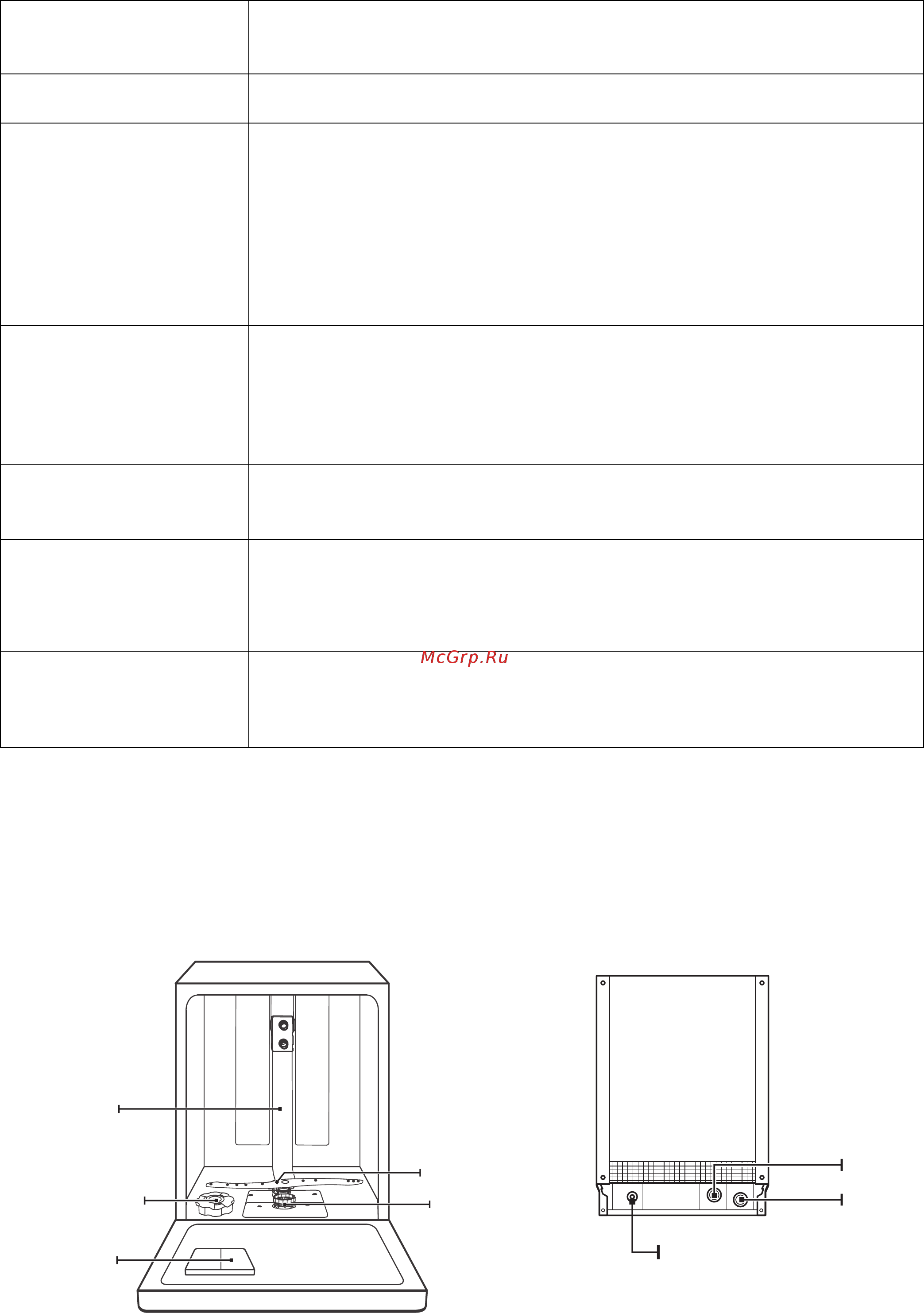 Midea MFD60S110S [5/29] Описание прибора