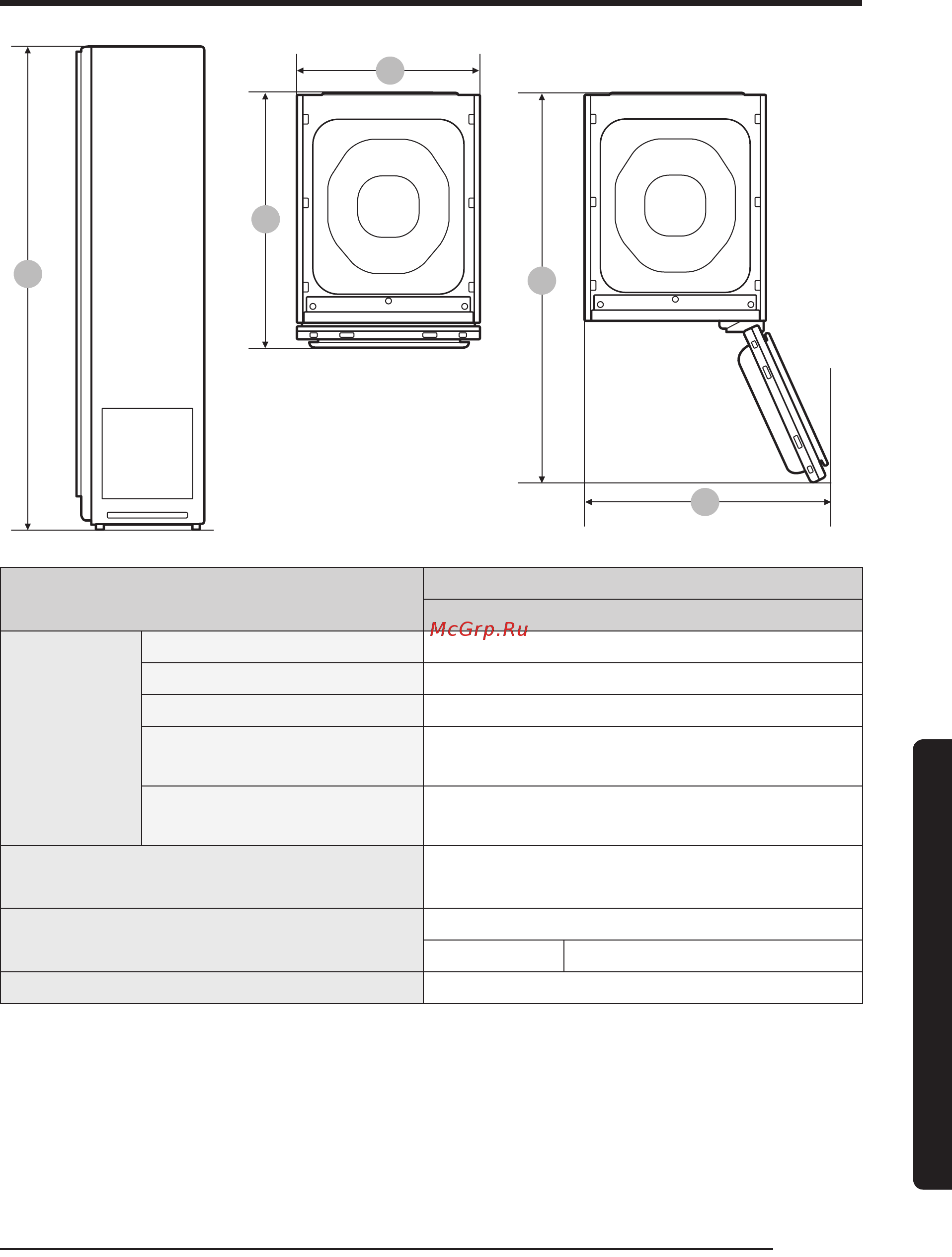 Samsung DF60R8600CG [199/200] Технічні характеристики