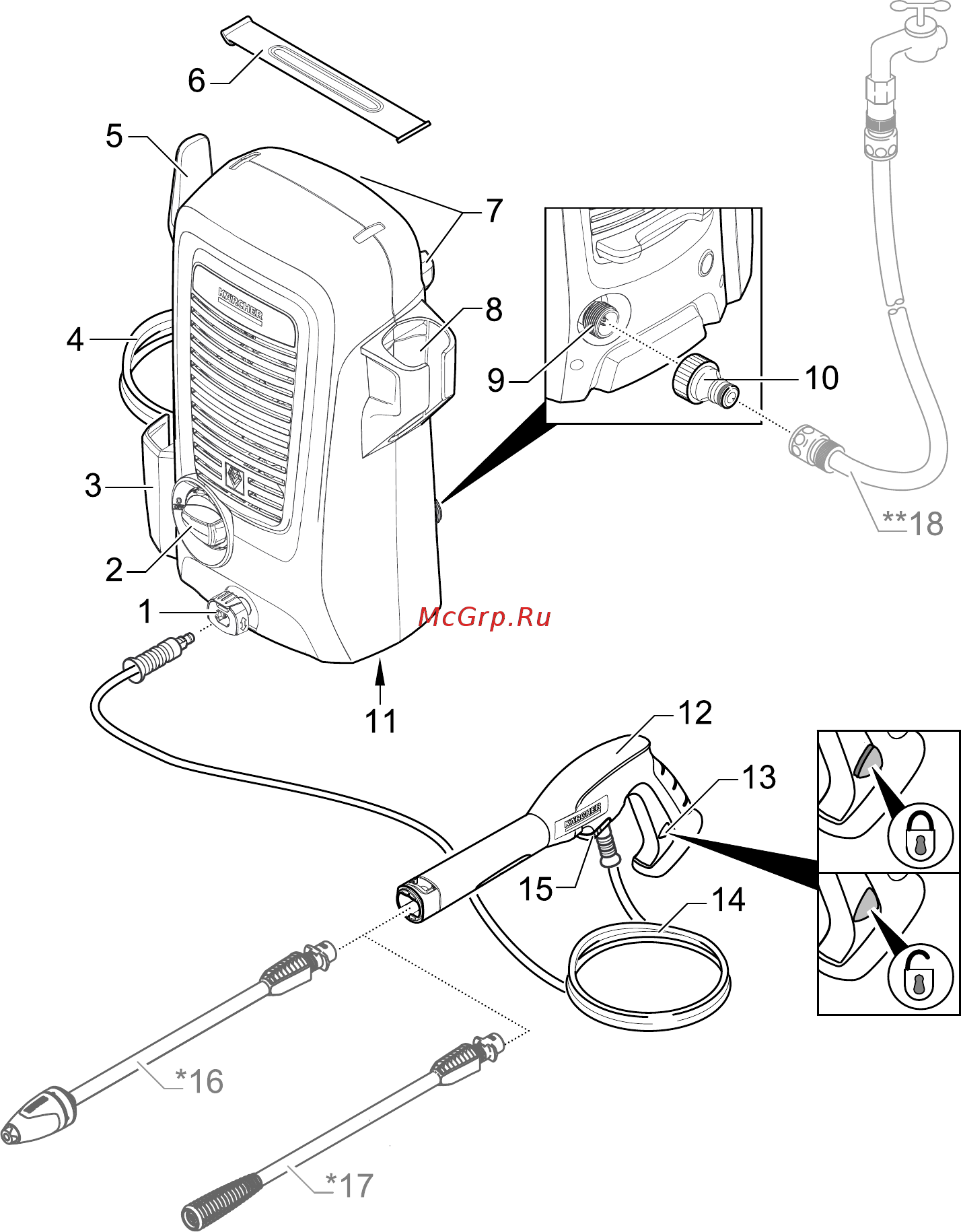 Karcher K 2 Universal Edition OJ 1.673-003.0 Инструкция по эксплуатации онлайн [2/88] 816860