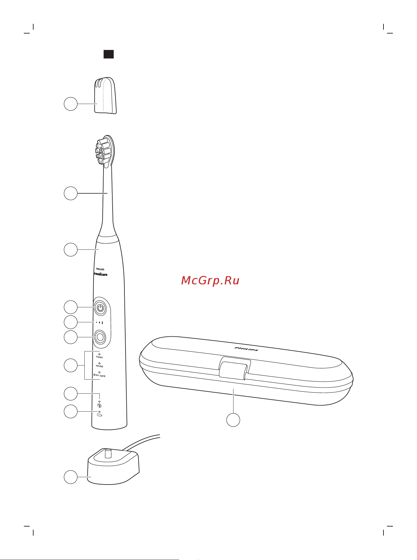 Philips Sonicare ProtectiveClean HX6877/29 Инструкция по эксплуатации онлайн [3/244] 644755