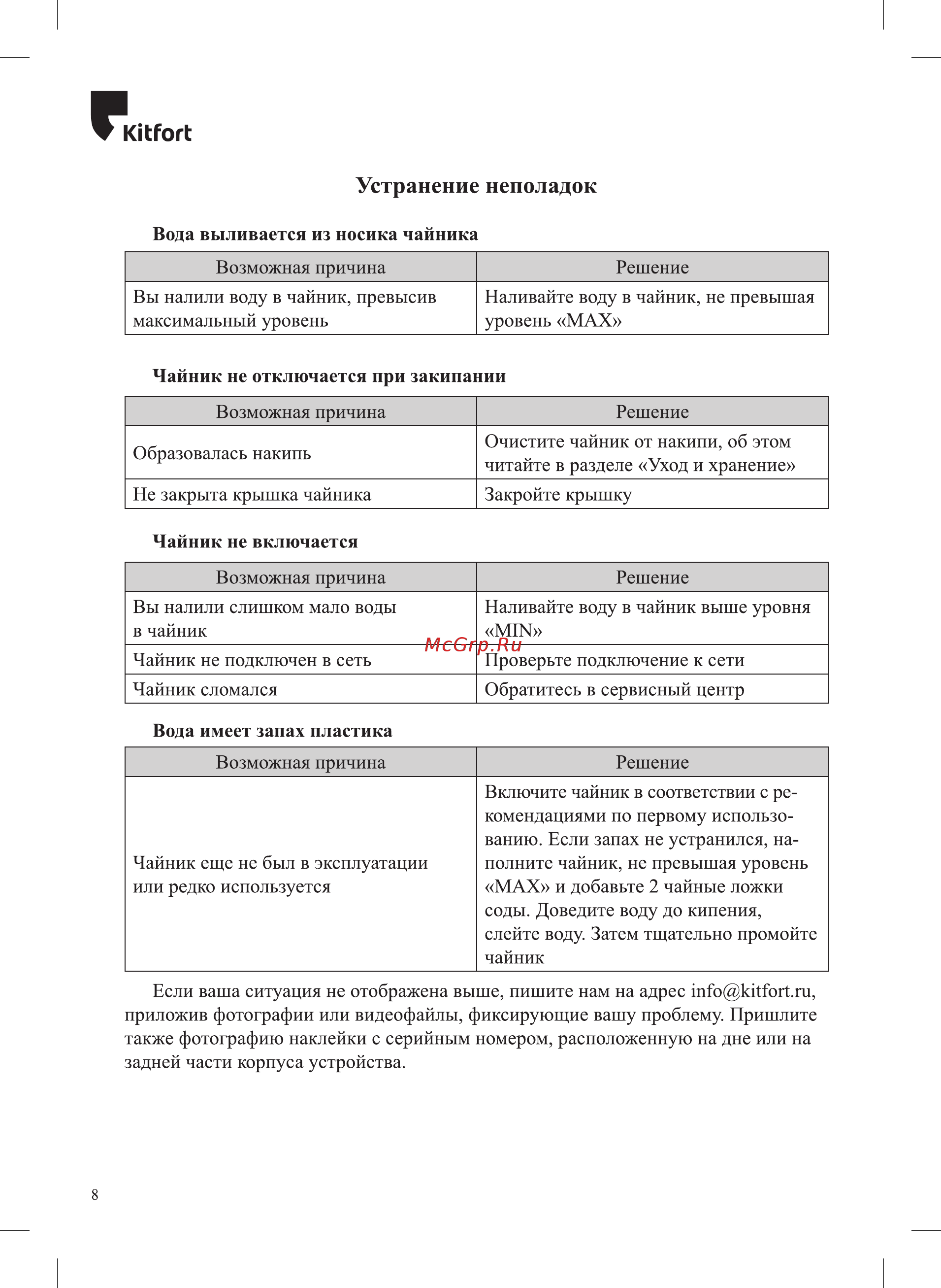 Kitfort КТ-698-1 [8/12] Kitfort