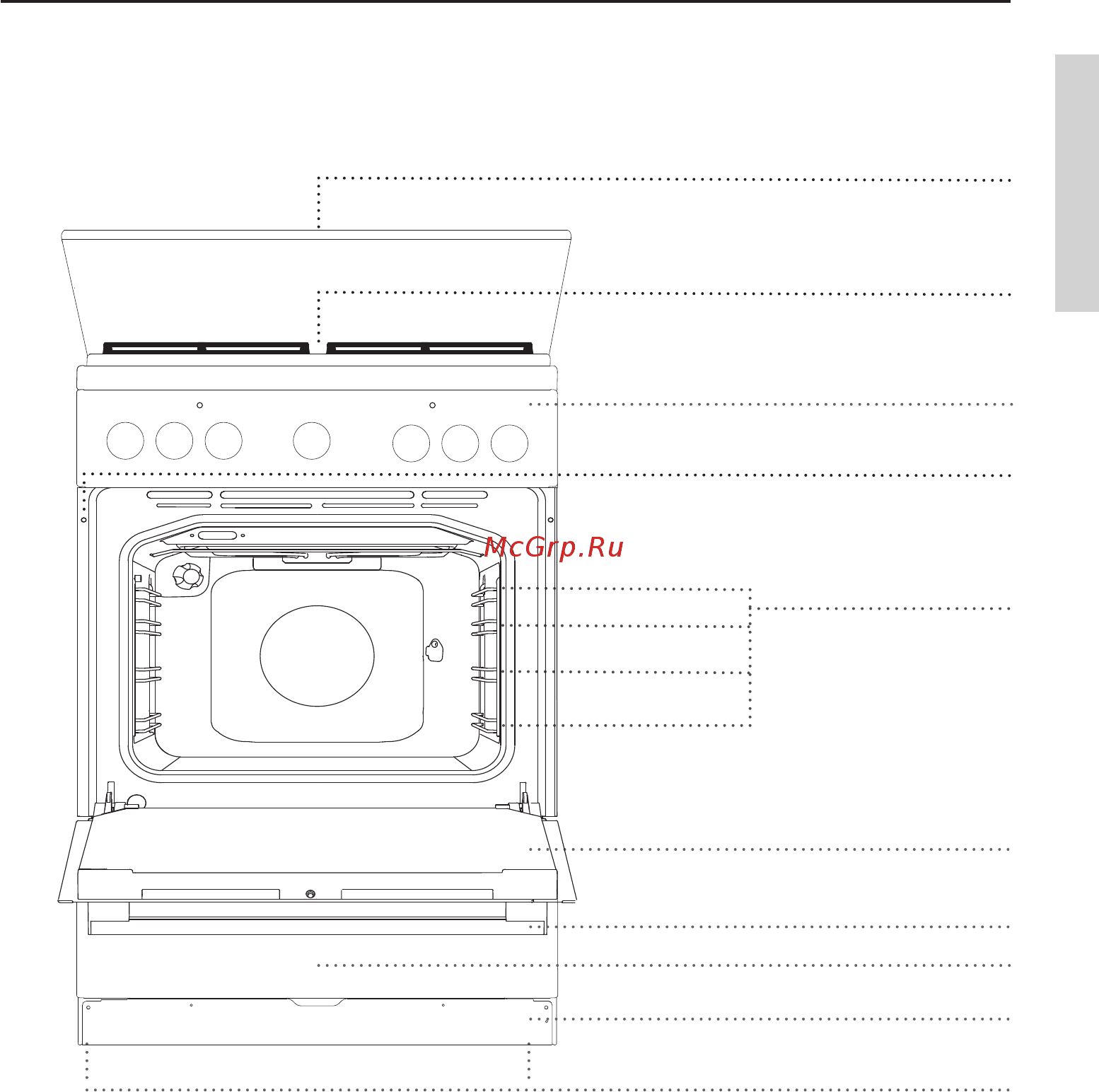 Gorenje K6141WA [9/64] Комбинированная плита