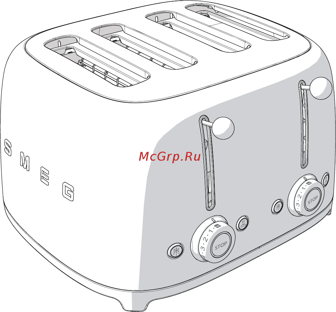 Smeg TSF03PKEU Инструкция по эксплуатации онлайн