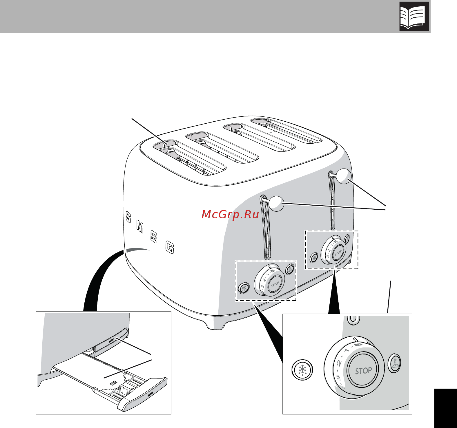 Smeg TSF03PKEU [6/16] Описание