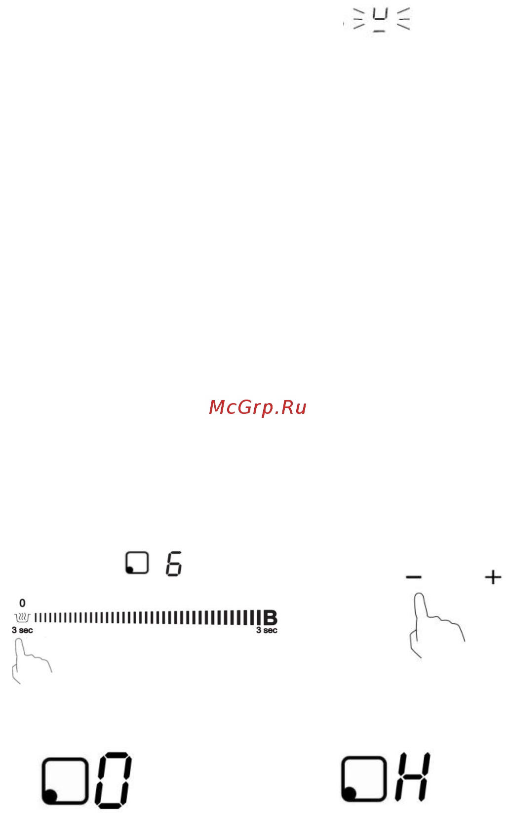 Haier HHY-Y64FVB [18/96] Если на дисплее мигает значение