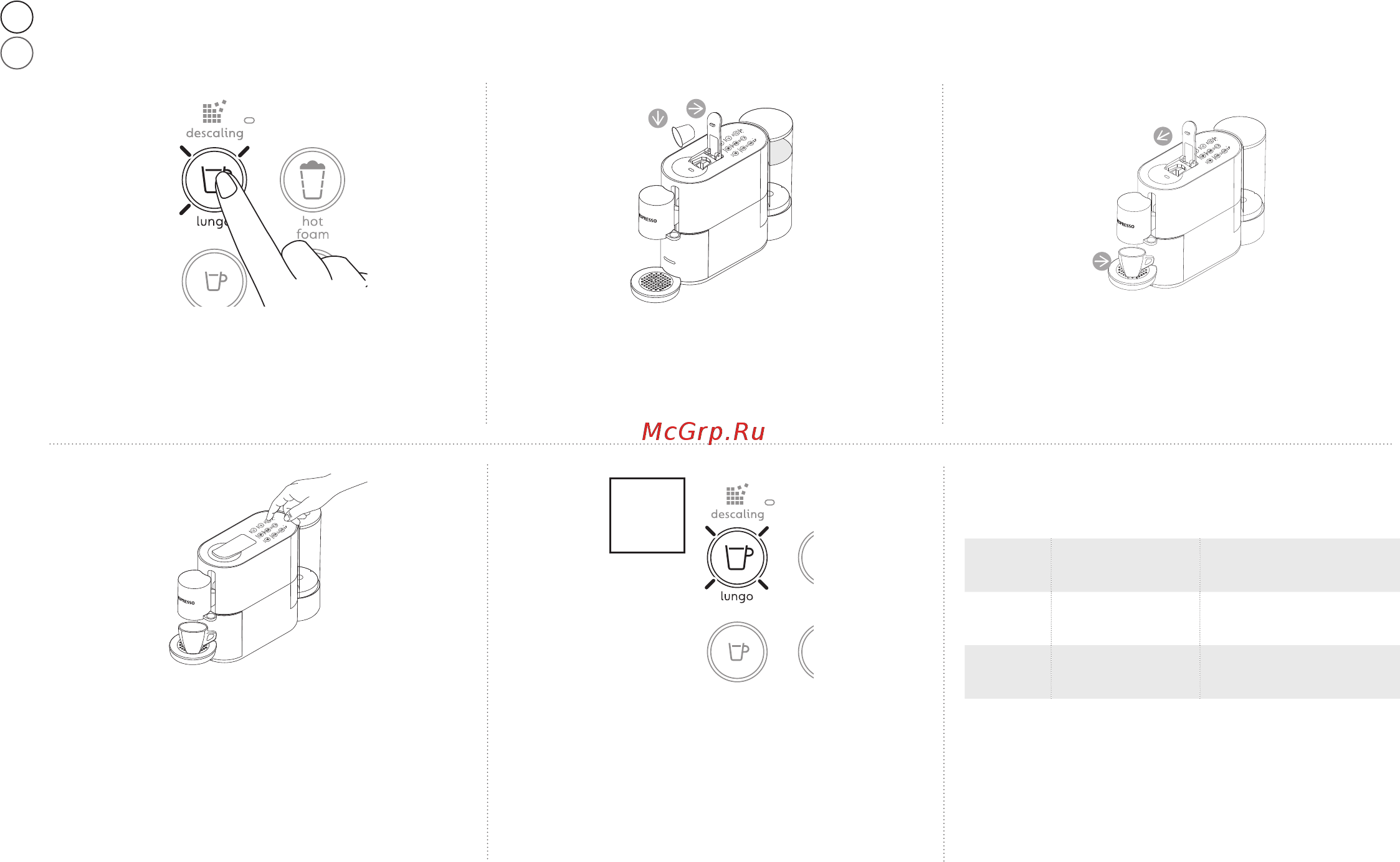 Krups Nespresso XN890810, отличный [58/0] Programmierung der kaffeemenge impostazione della quantità di caffè