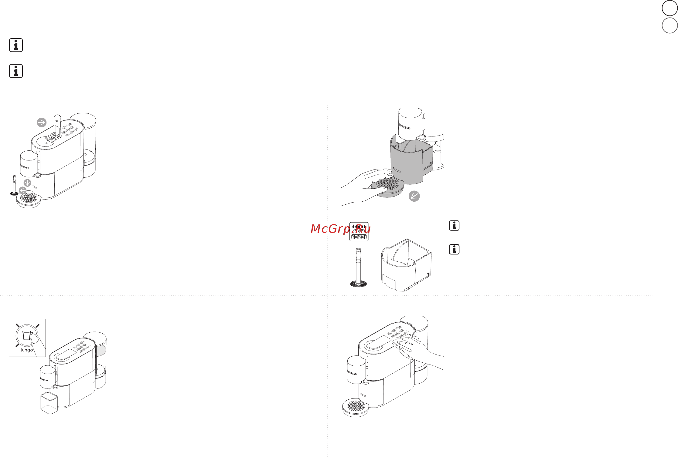 Krups Nespresso XN890810 [61/172] Tägliche wartung manutenzione giornaliera