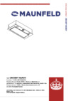 Maunfeld CROSBY HARDY 60 WHITE Инструкция по эксплуатации