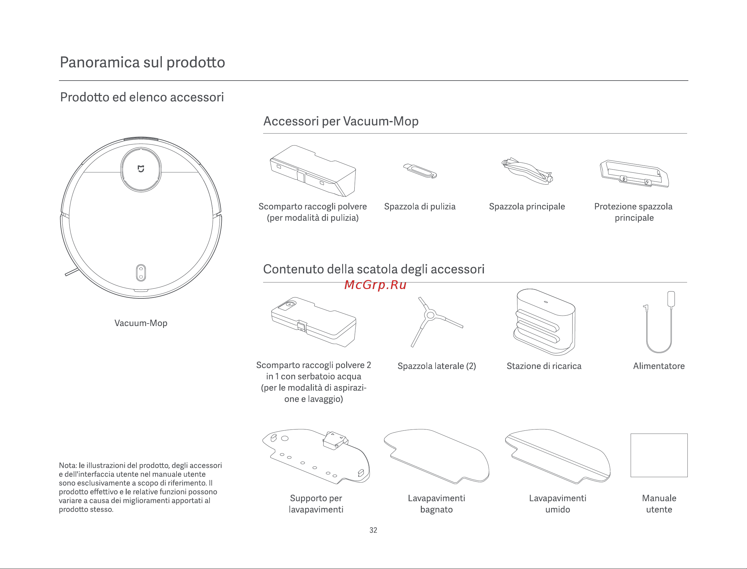 Mi Robot Vacuum-Mop P White (SKV4110GL) [34/135] Panorámica sul prodotto