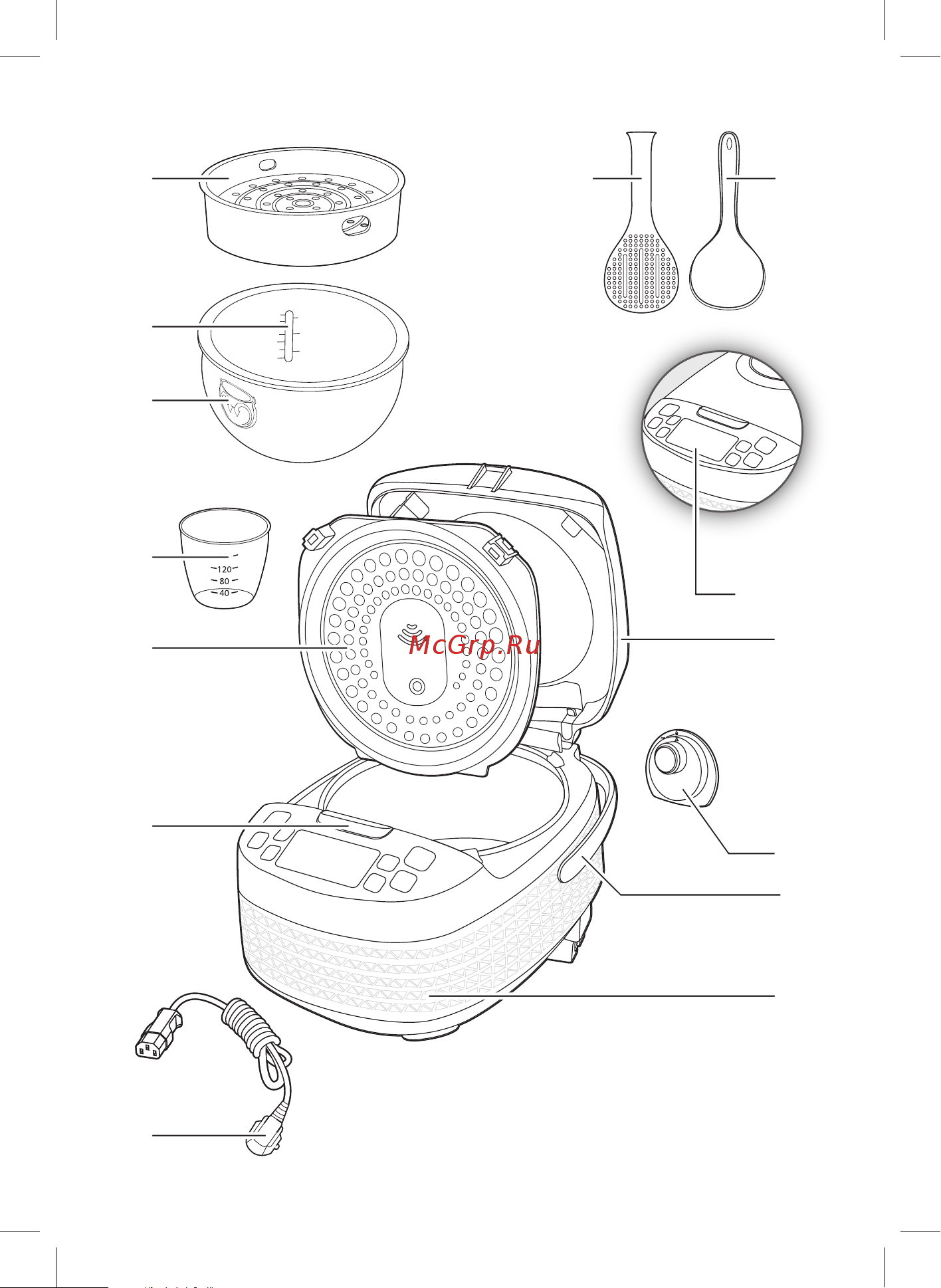 Tefal FUZZY SPHERICAL RK745132 [2/108] Cups max
