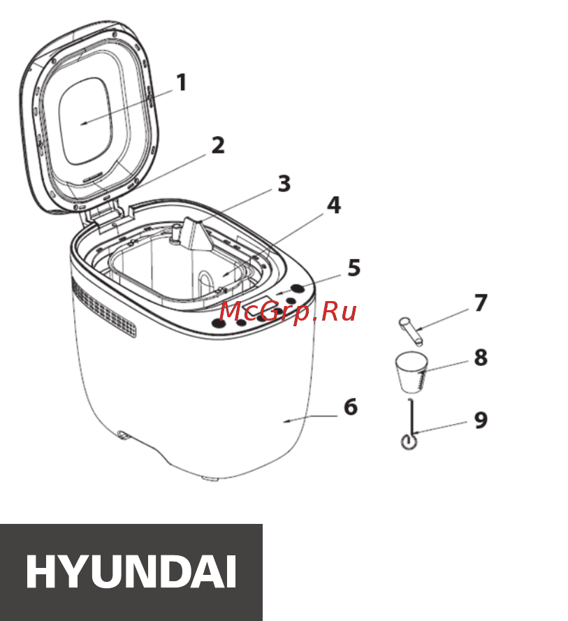 Hyundai HYBM-P0212 [5/20] Описание прибора
