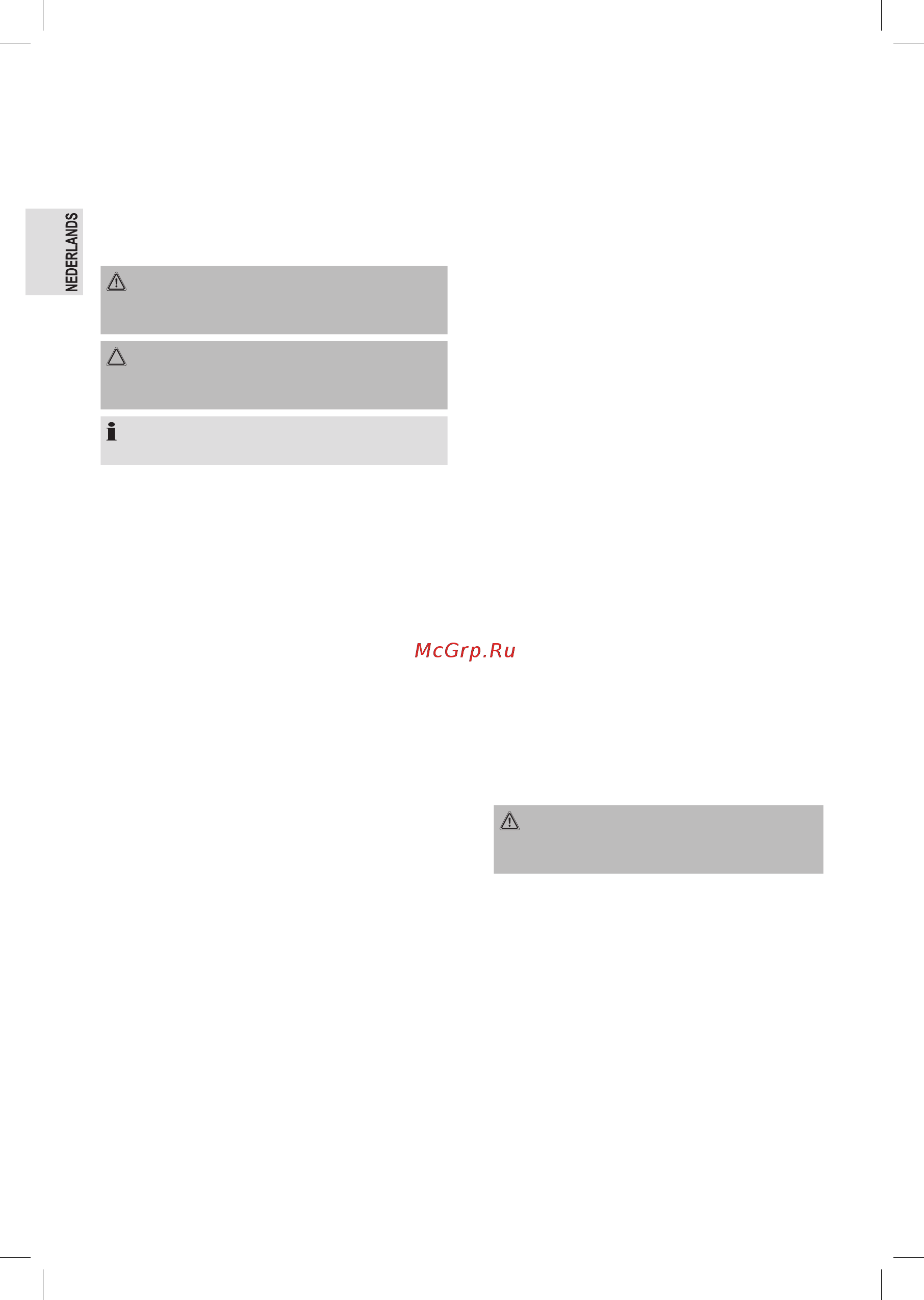 ProfiCare PC-BS 3038 [10/58] Speciale veiligheidsinstructies voor dit apparaat