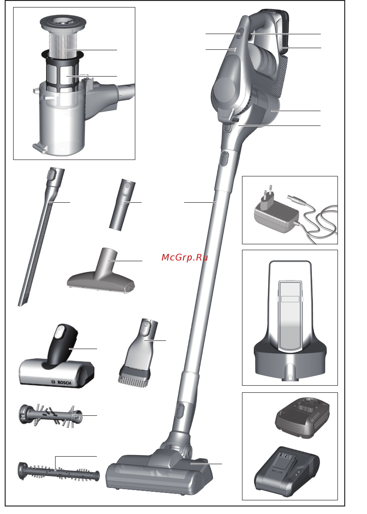 Bosch Unlimited Serie | 8 BSS81POW Инструкция по эксплуатации онлайн [2/145] 561914