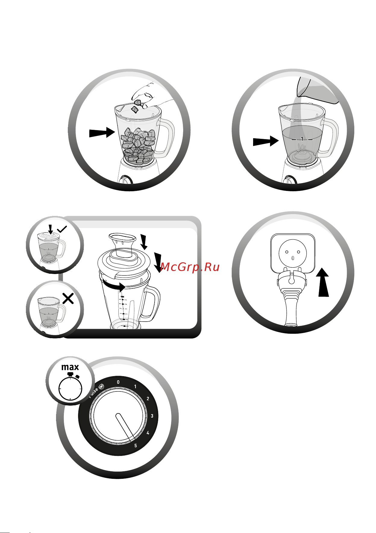 Moulinex BLENDFORCE LM439D10 Инструкция по эксплуатации онлайн [6/136] 644856