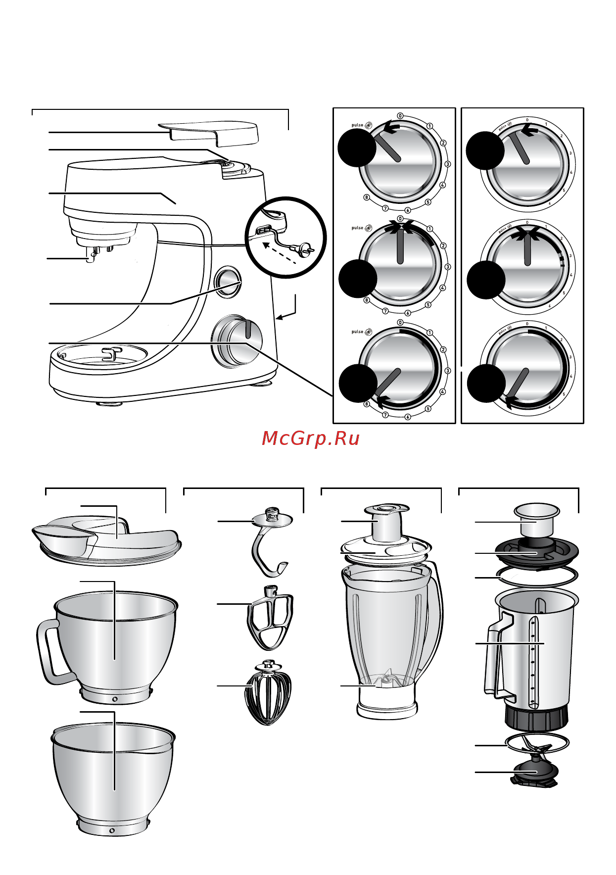 Moulinex Masterchef Gourmet QA51K110 Инструкция по эксплуатации онлайн [2/60] 785631