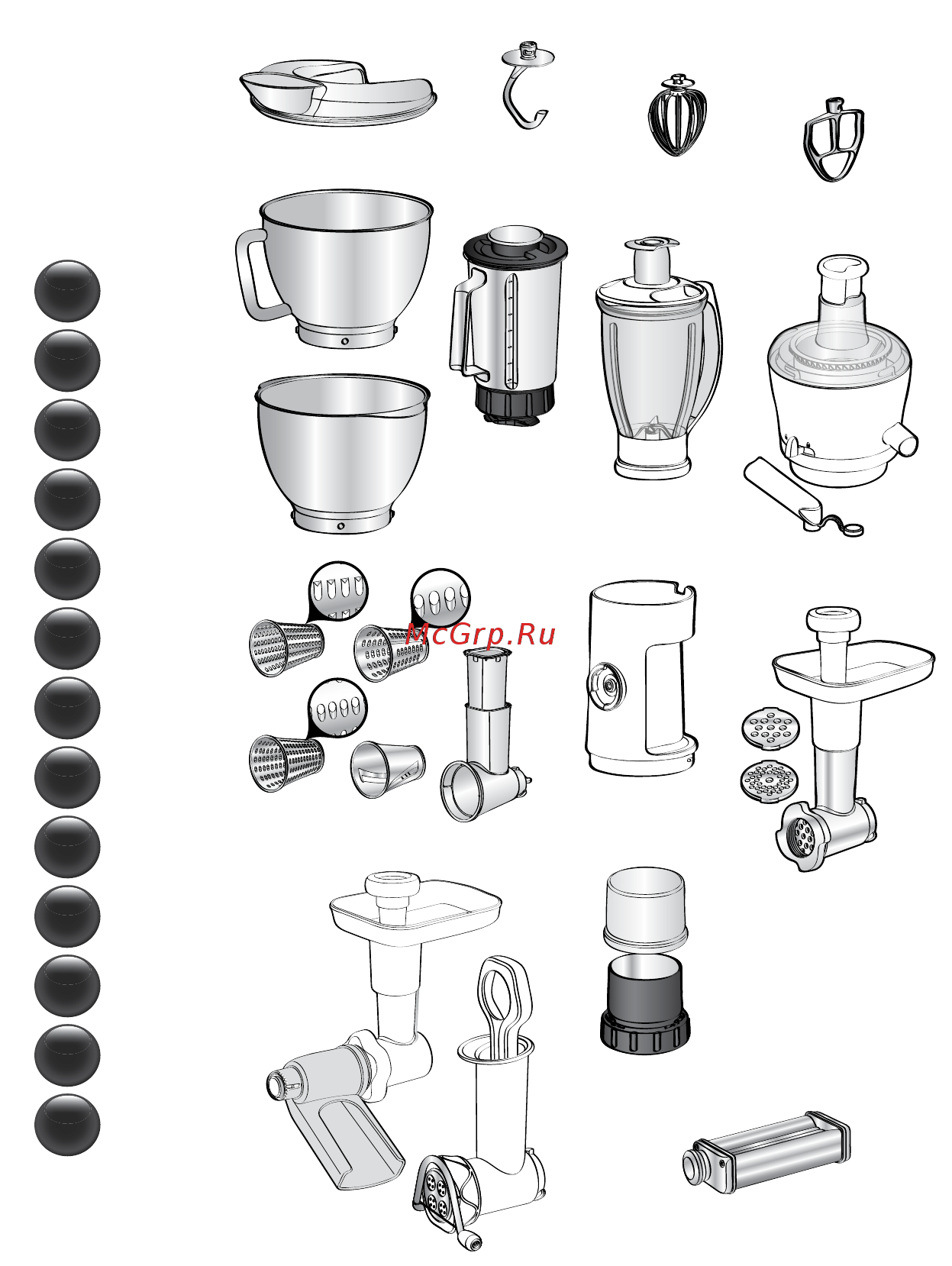 Moulinex Masterchef Gourmet QA51K110 Инструкция по эксплуатации онлайн [60/60] 785631