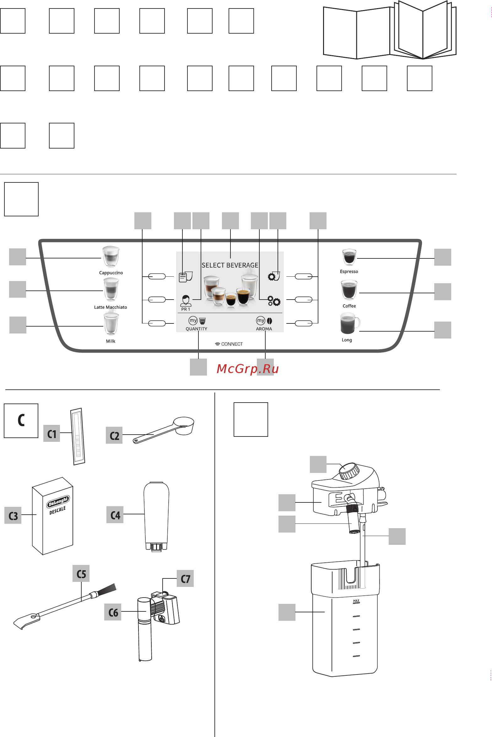 Delonghi ECAM550.85.MS [3/430] Da fi ru hu cs sk pl bg ro tr