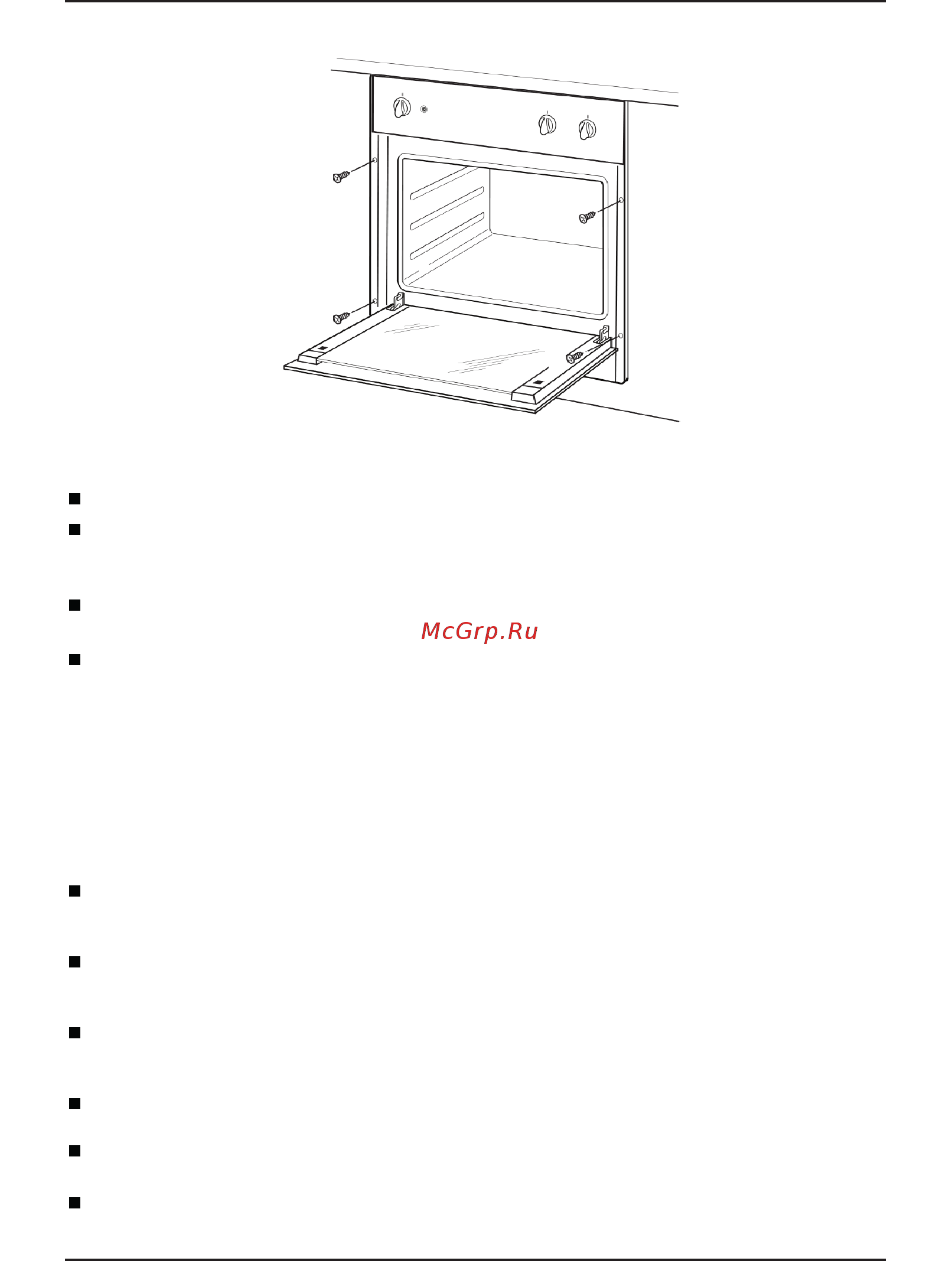 Korting OKB 461 CRSI [18/26] Подключение духового шкафа к