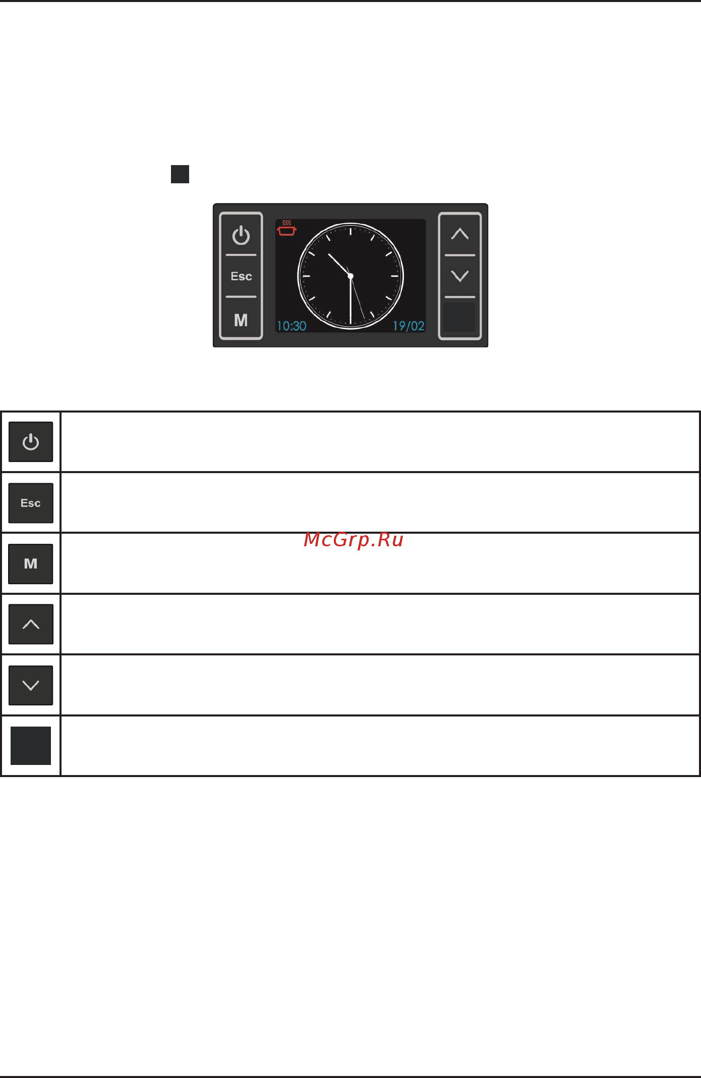 Korting OKB 491 CRGB [6/30] Oven timer with touch control meat probe and color tft lcd screen