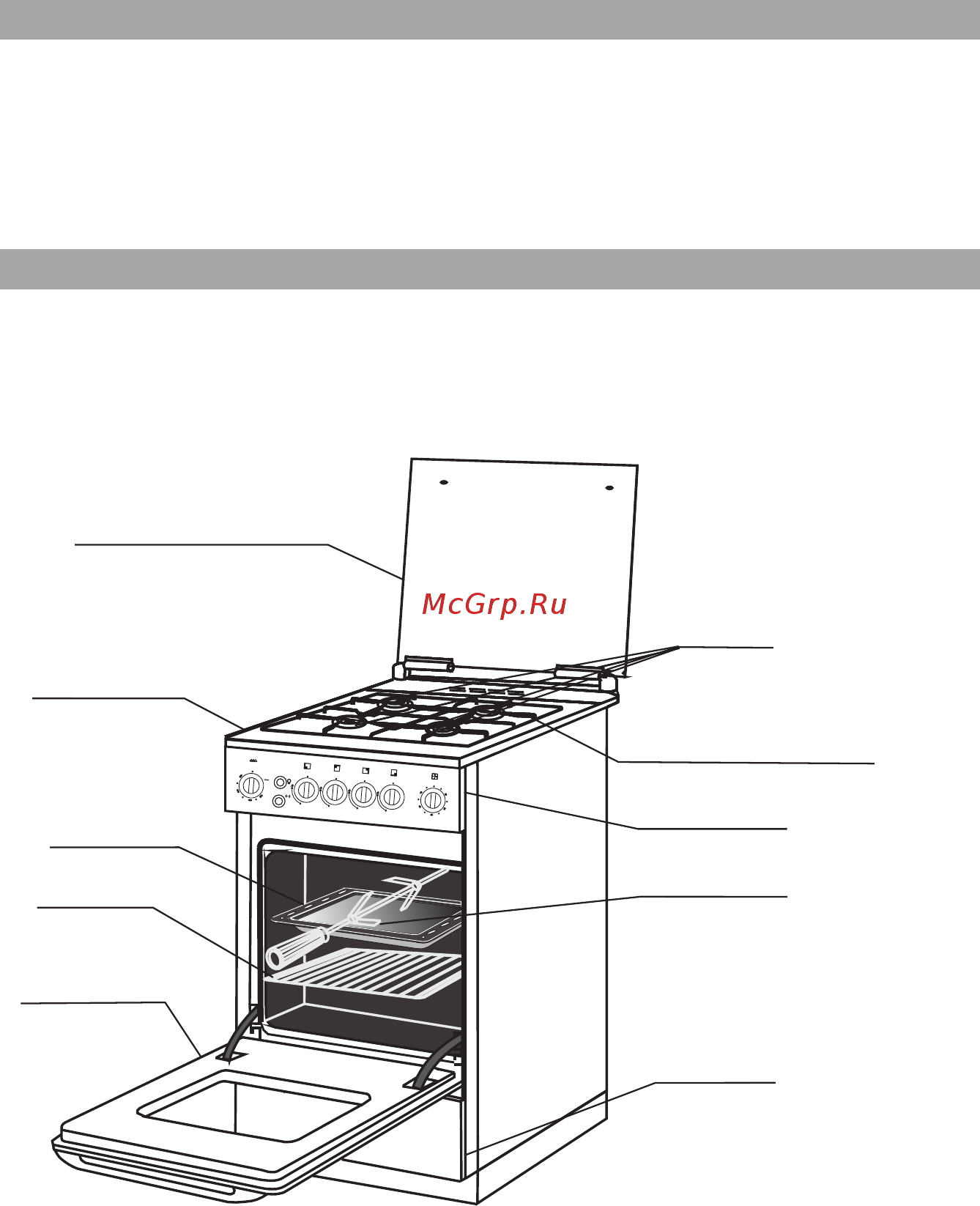 Gorenje SVC144FBK [6/0] Устройство плиты