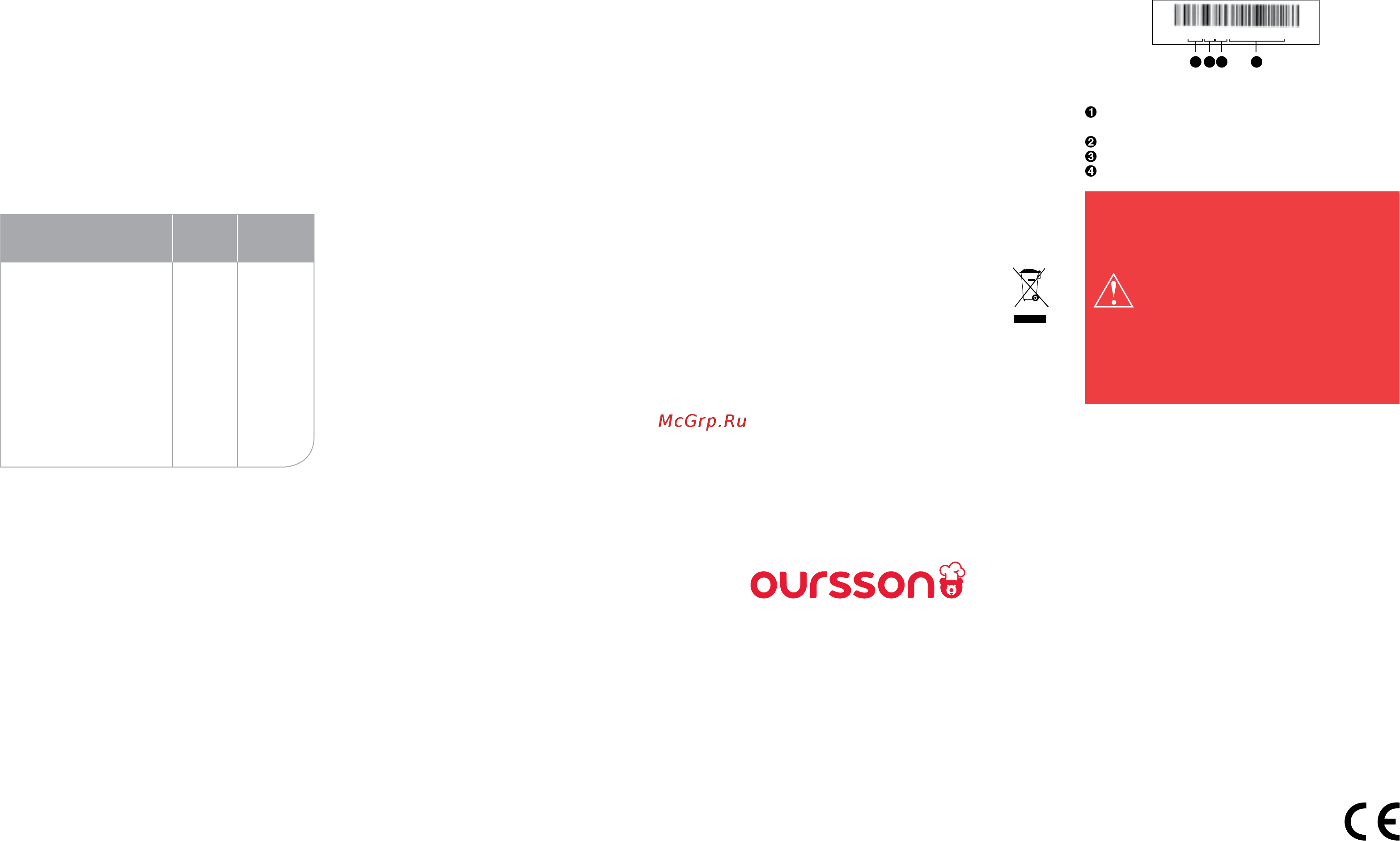 Oursson EK1752M/IV [12/23] Forni a microonde macchine per il pane piani cottura a induzione fornelli multipli robot da cucina bollitori elettrici griglie elettriche miscelatori manu ali mixer manuali tritacarne miscelatori tostapane termos tostapane spremiagrumi pentole a vapore caffettiere tritatutto congelatori frigoriferi macchine del caffè automat iche bilance da cucina