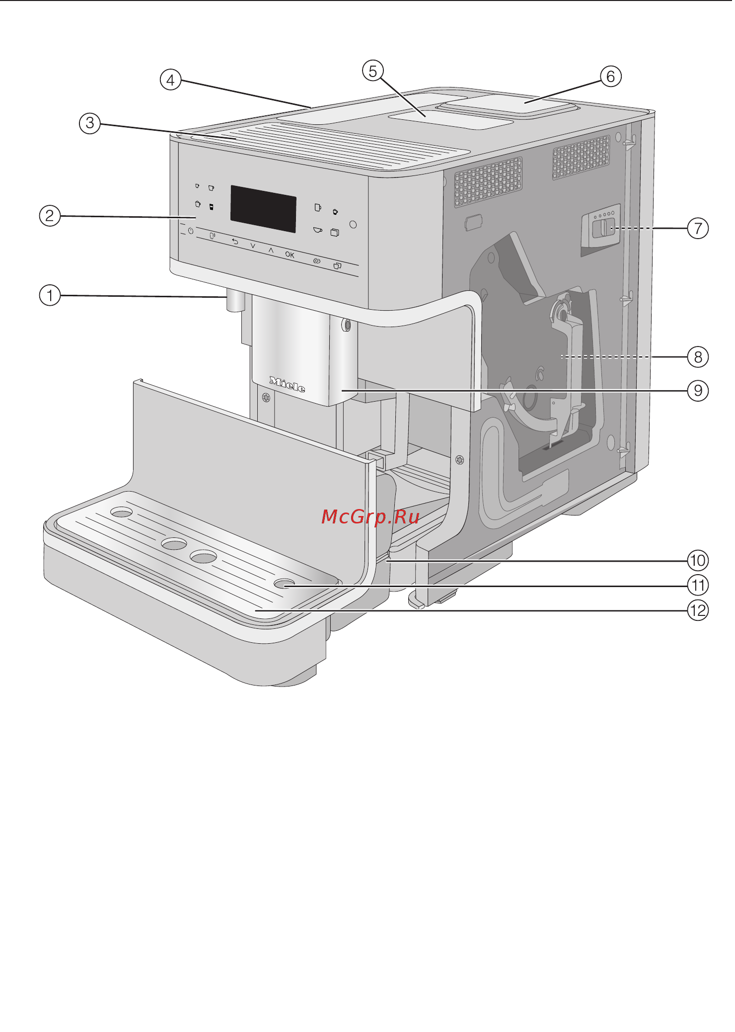 Miele CM6160 White Lotus LOWS [18/100] Описание прибора