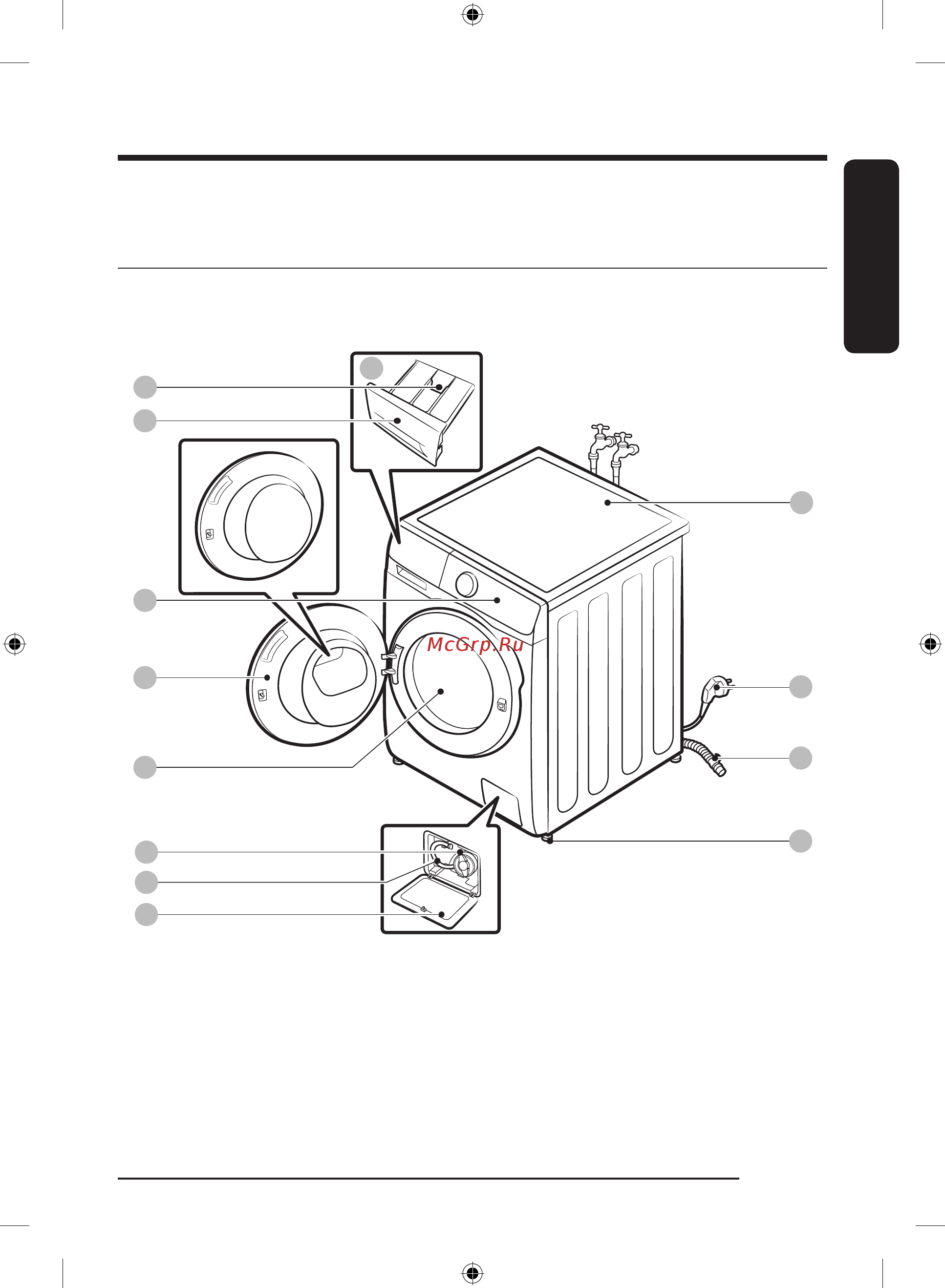 Samsung WW90T554CAT [15/76] Русский