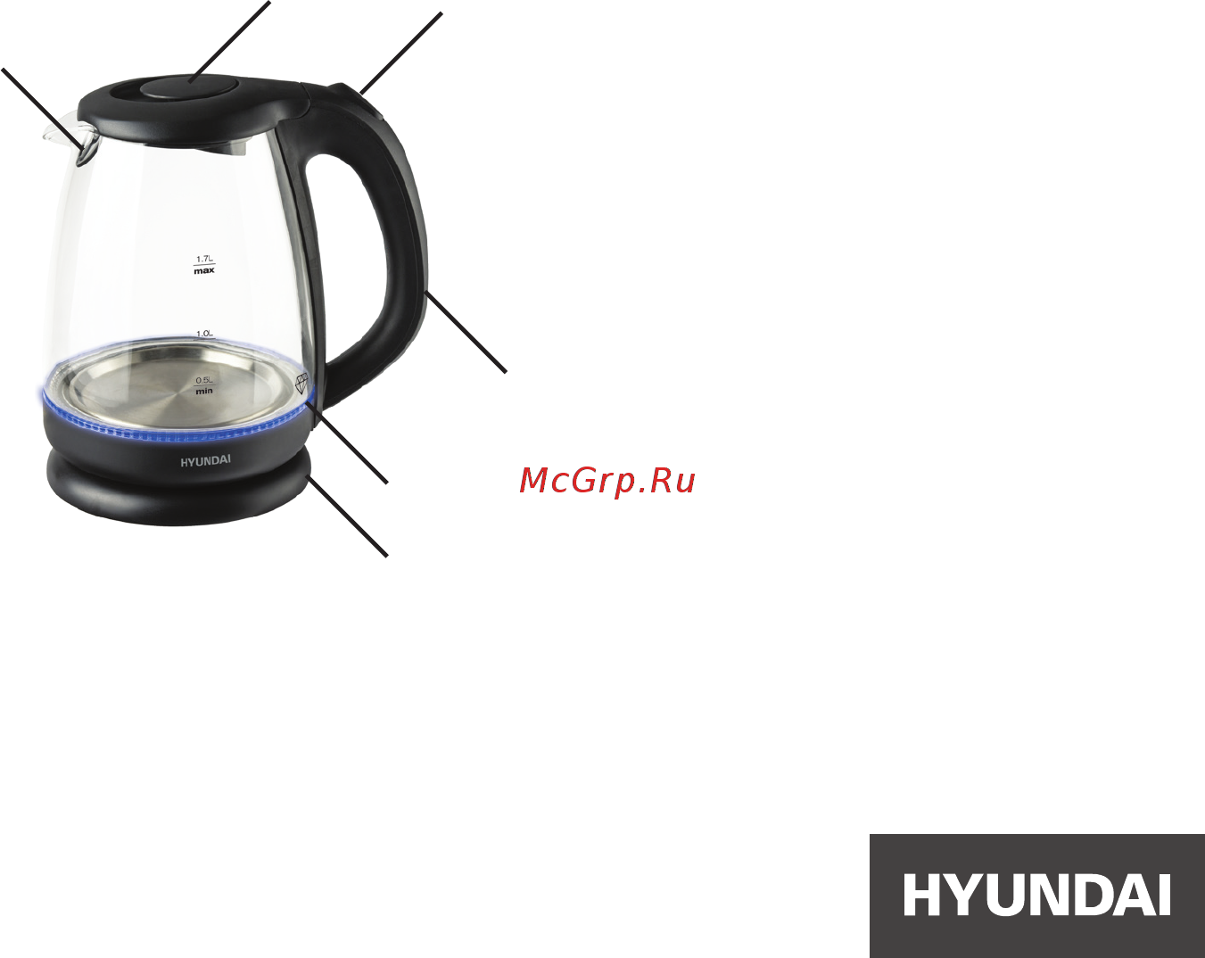 Hyundai HYK-G1003 [4/10] Устройство прибора